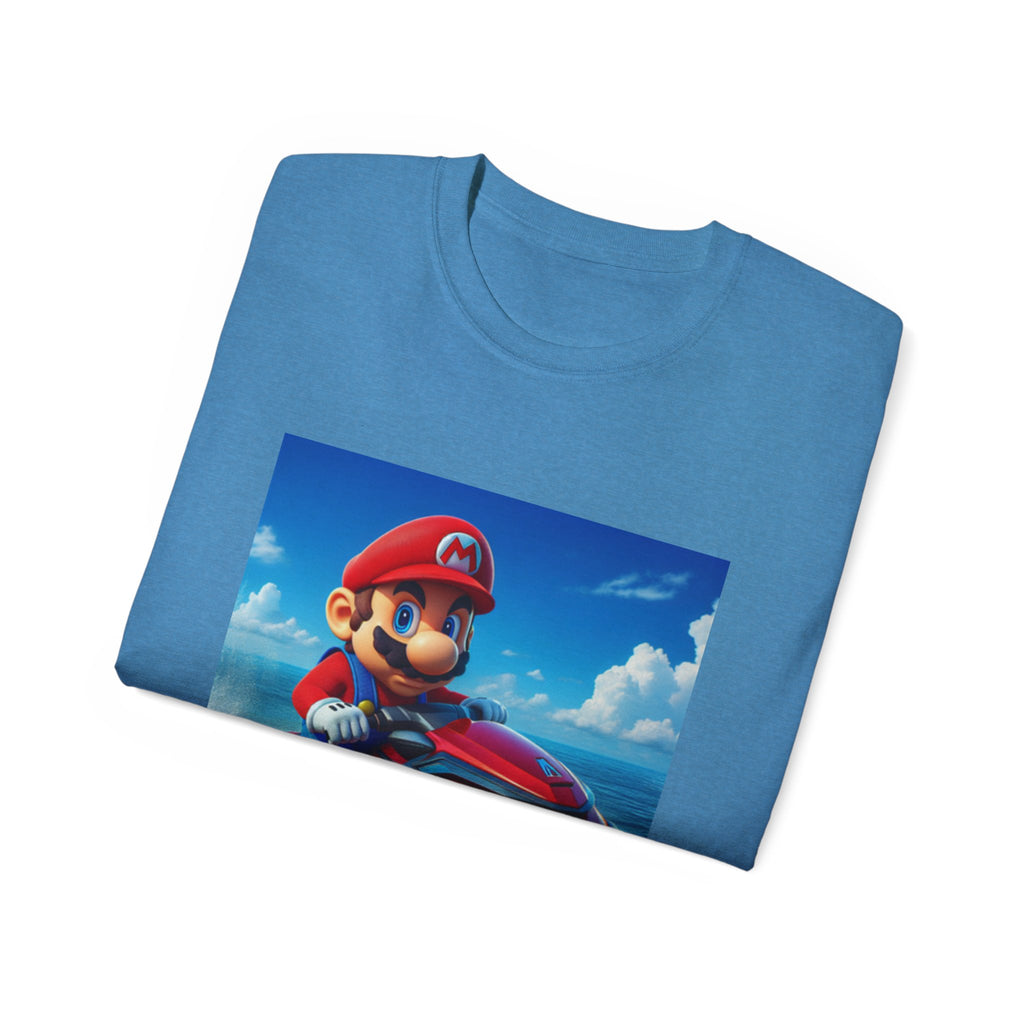 Jet Ski Adventure Unisex Tee, Funny Gift for Gamers, Retro Video Game Shirt, Cool Graphic Tee, Summer Style