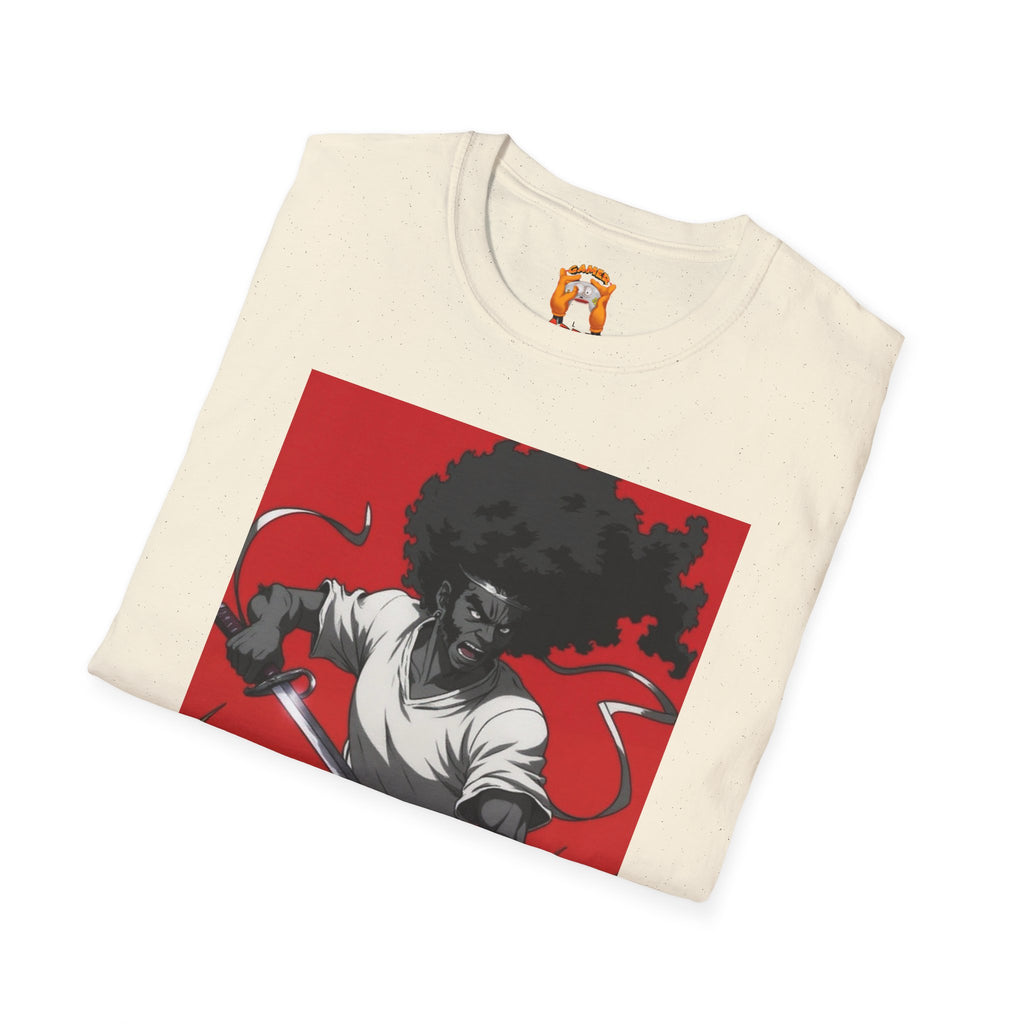 Street Samurai Graphic Tee, Unisex T-Shirt for Comic Fans, Unique Gift, Casual Wear, Street Style, Art-Inspired Apparel