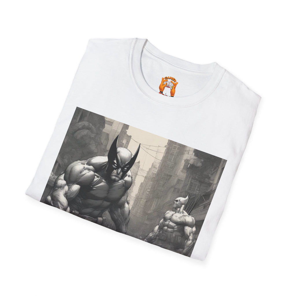 Wolverine T-Shirt with Bold Artistic Design, Graphic Tee, Casual Wear, Gift for Fans, Streetwear