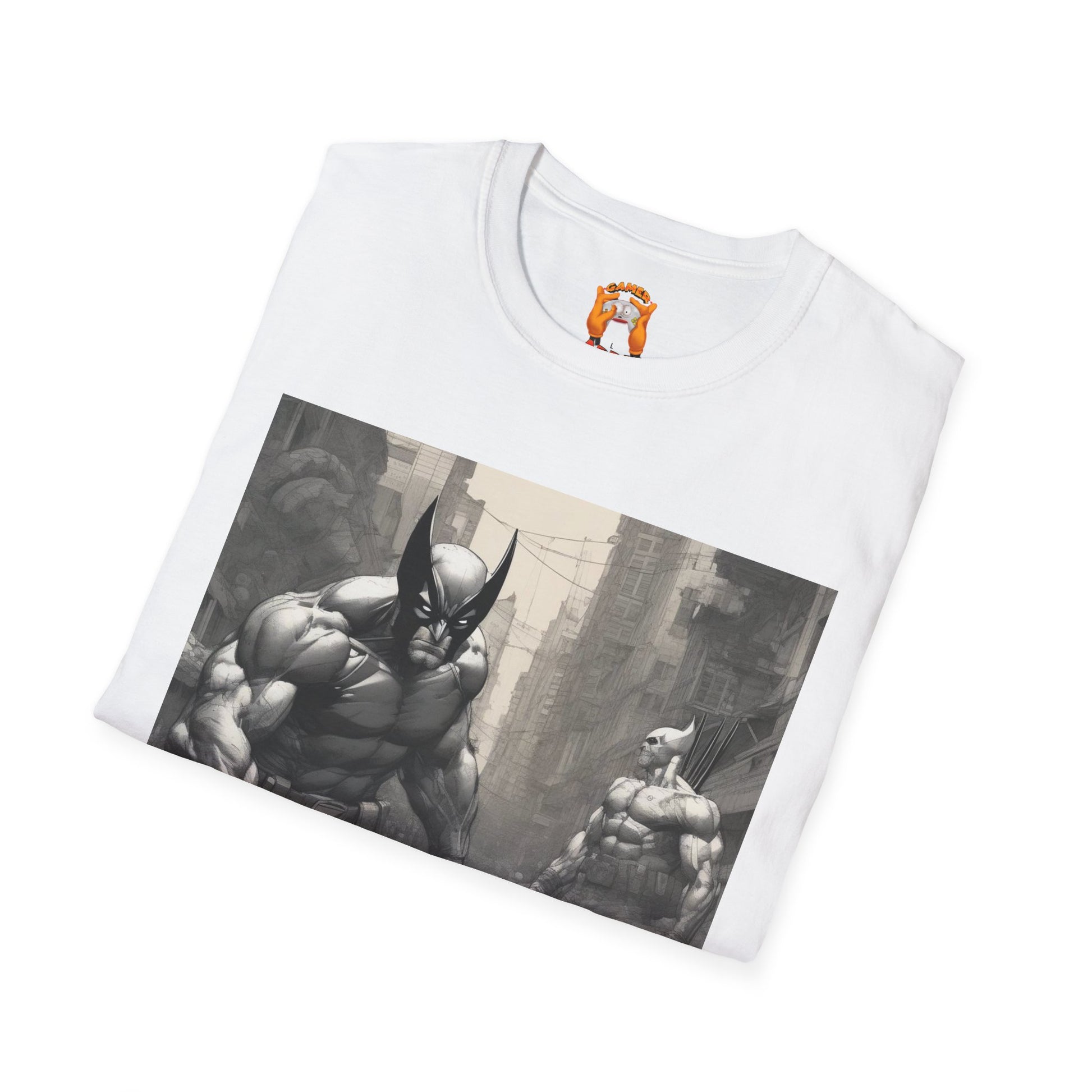 Wolverine T-Shirt with Bold Artistic Design, Graphic Tee, Casual Wear, Gift for Fans, Streetwear