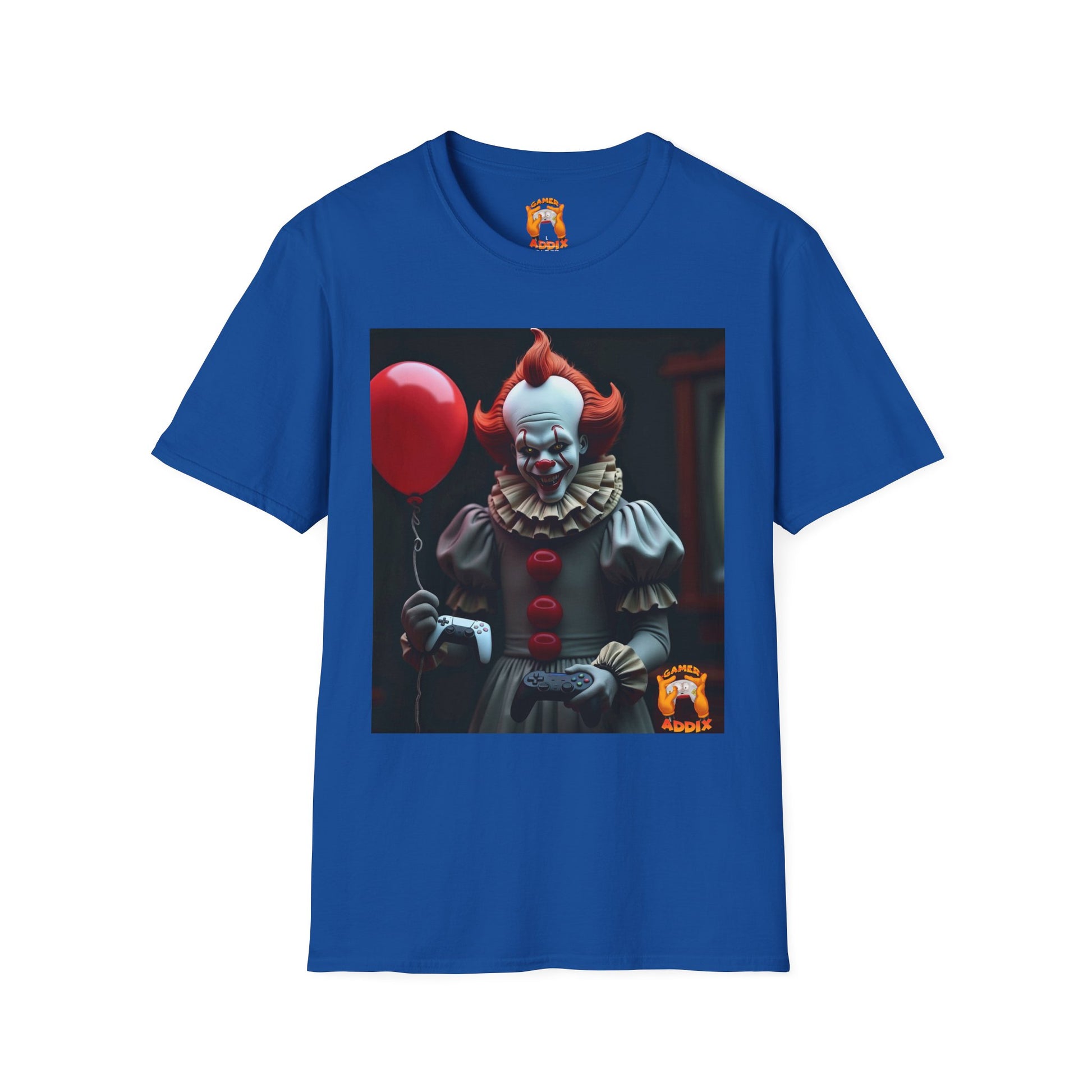 Horror Clown T-Shirt — Pennywise Gaming Clown Graphic Tee