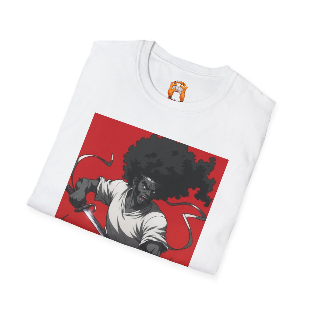 Street Samurai Graphic Tee, Unisex T-Shirt for Comic Fans, Unique Gift, Casual Wear, Street Style, Art-Inspired Apparel