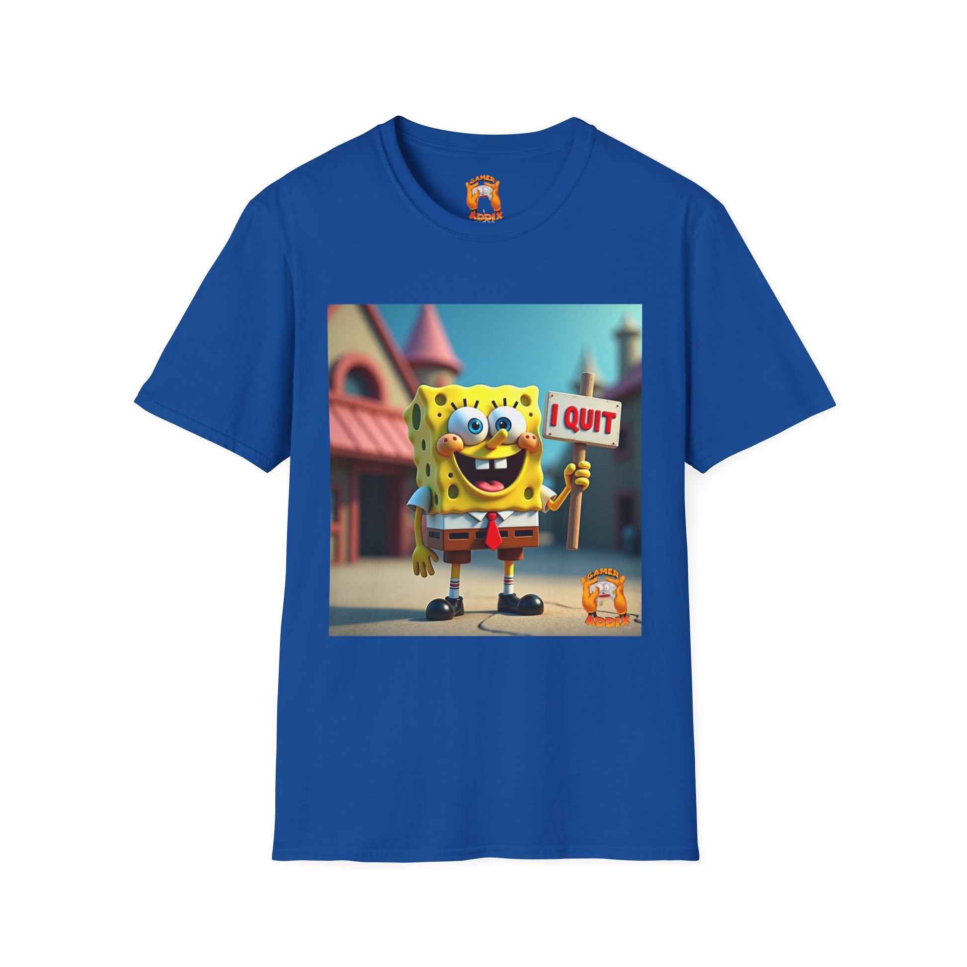 Funny SpongeBob T-Shirt, Ideal for Fans, Casual Wear, Gifts for Kids and Adults, Quirky Humor Tee, Fun Summer Outfit