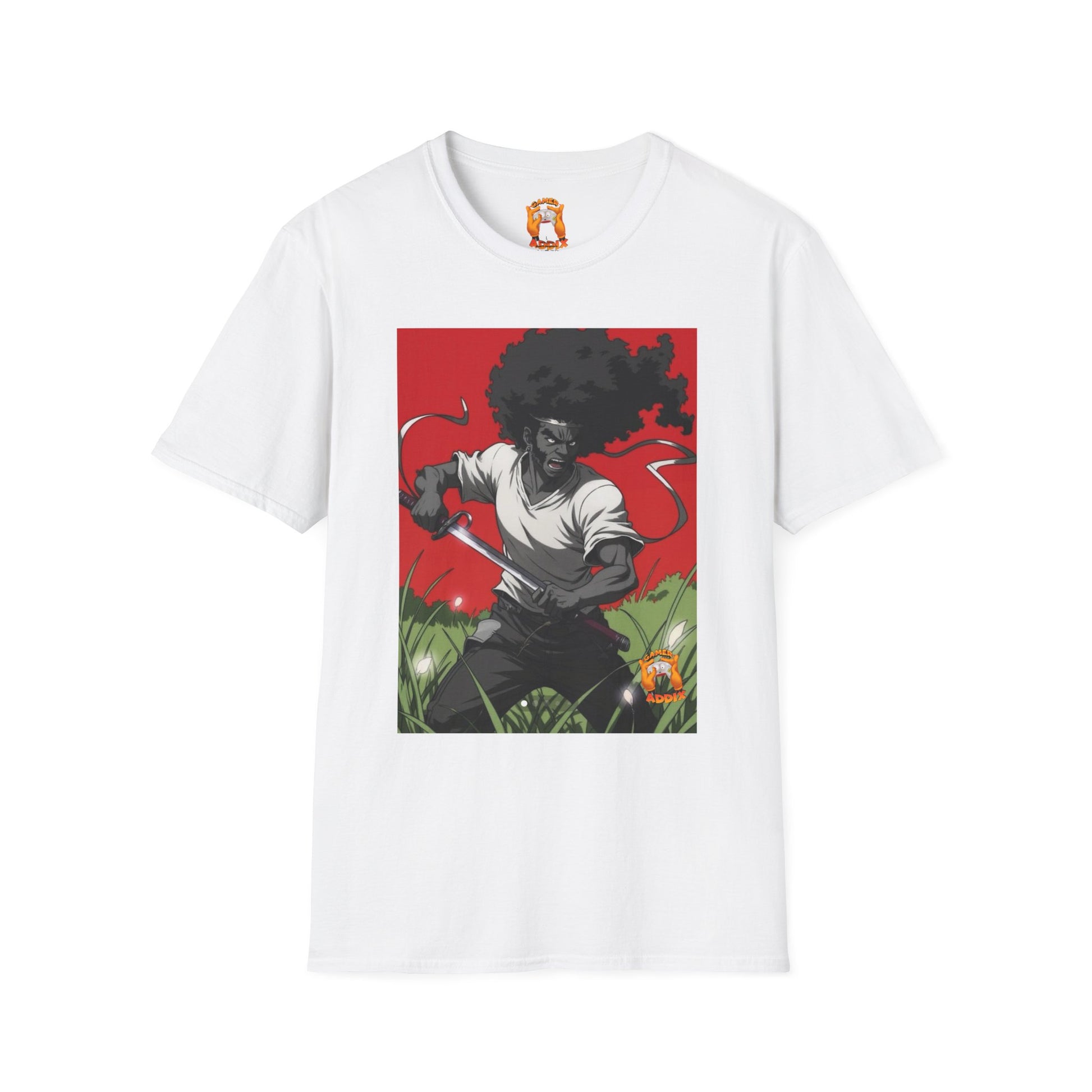 Street Samurai Graphic Tee, Unisex T-Shirt for Comic Fans, Unique Gift, Casual Wear, Street Style, Art-Inspired Apparel