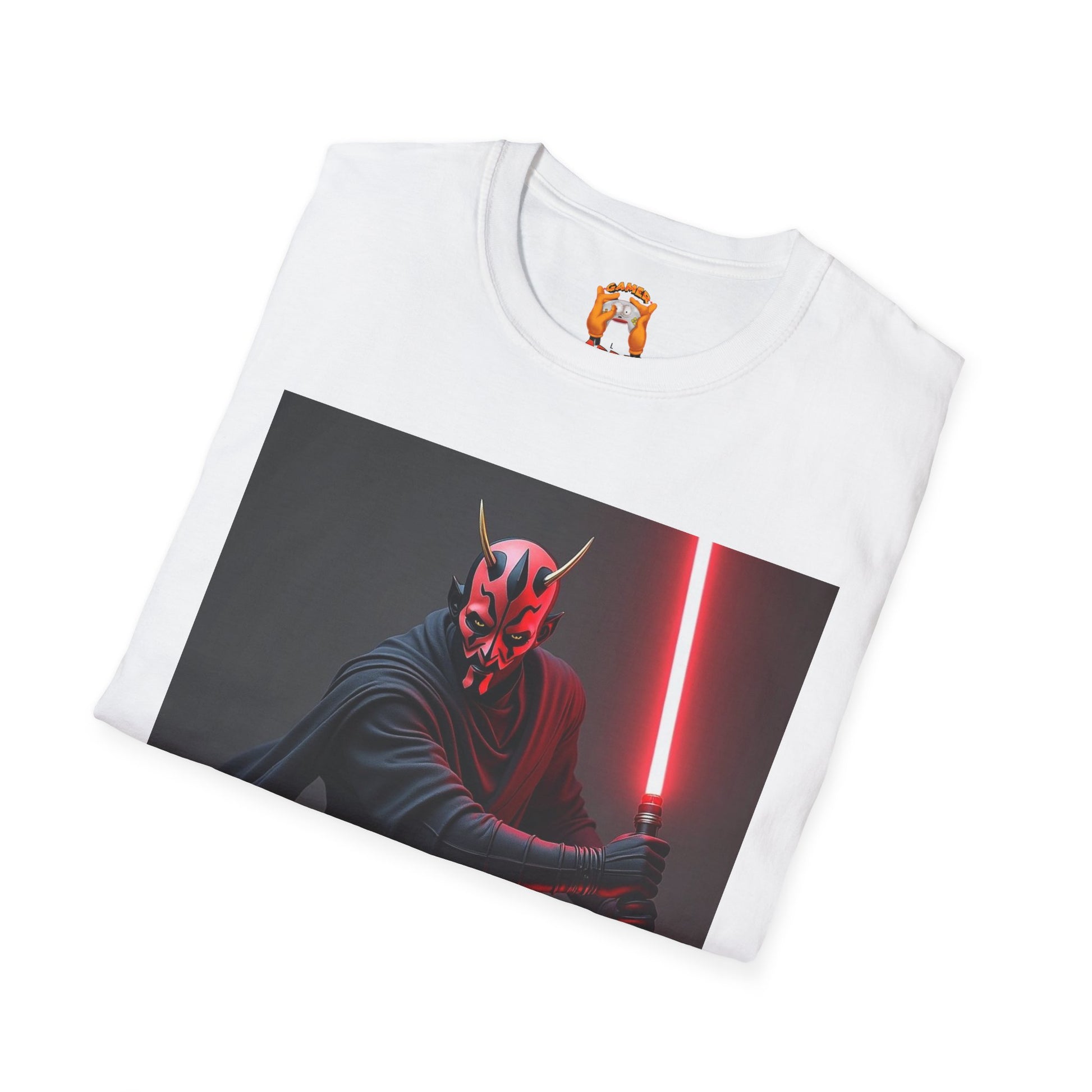 Darth Maul Graphic T-Shirt, Unisex Star Wars Tee, Sci-Fi Fan Apparel, Gift for Geeks, Cool Casual Shirt