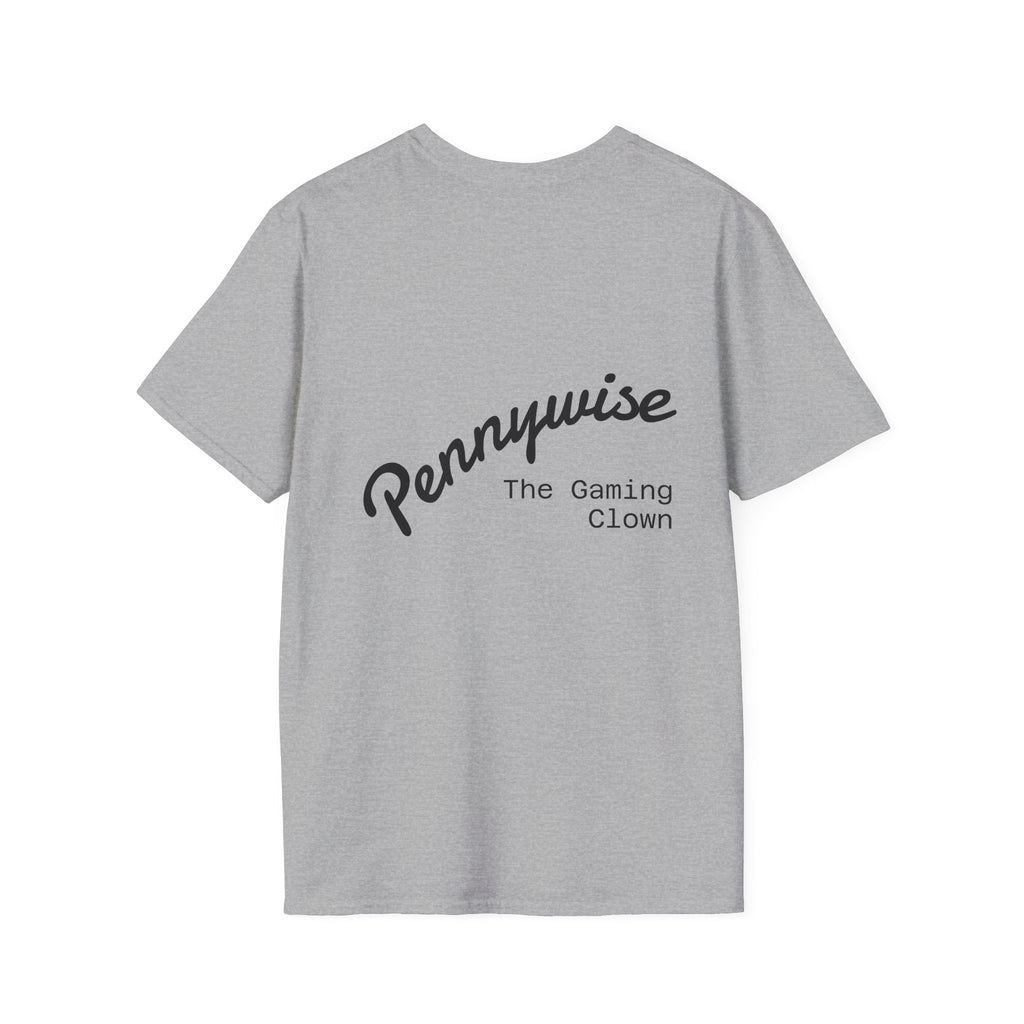 Horror Clown T-Shirt — Pennywise Gaming Clown Graphic Tee