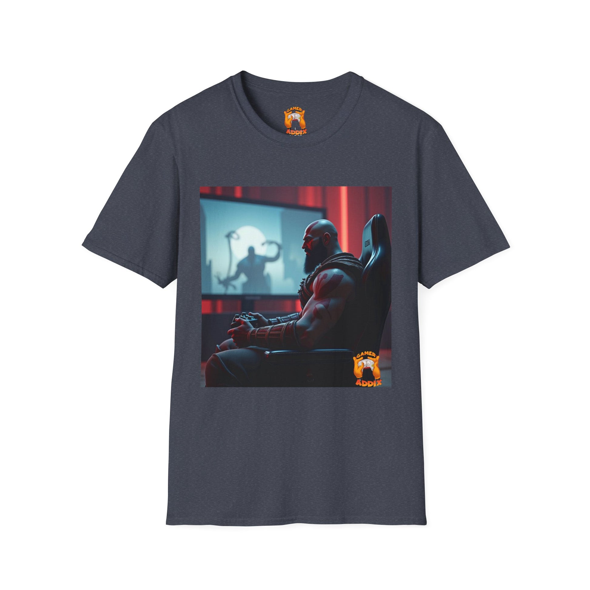 Copy of Gaming T-Shirt - Kratos Playing GOD OF WAR