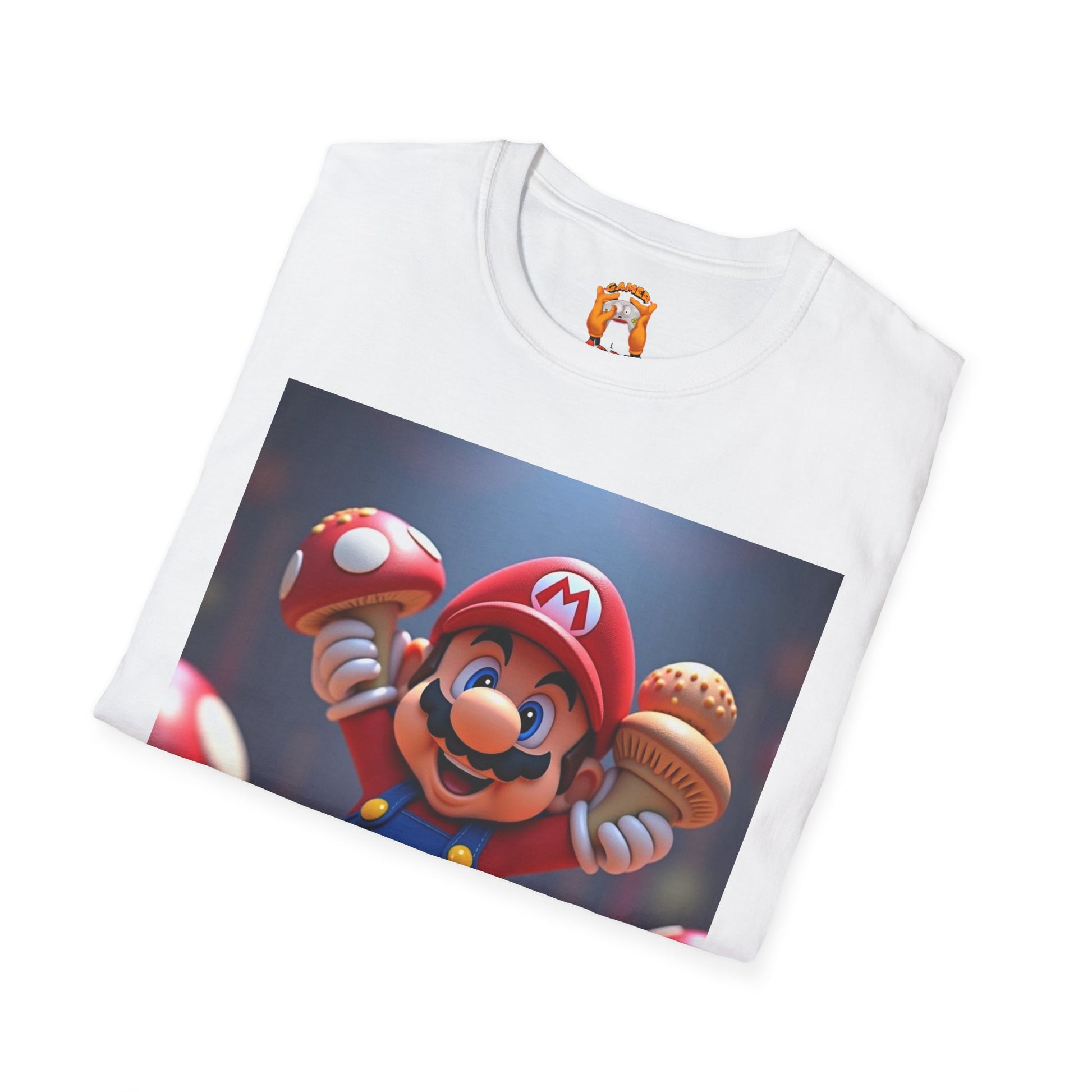 Fun Gamer T-Shirt - Unisex Softstyle Tee, Video Game Apparel, Retro Game Shirt, Geeky Gift, Collector's Item