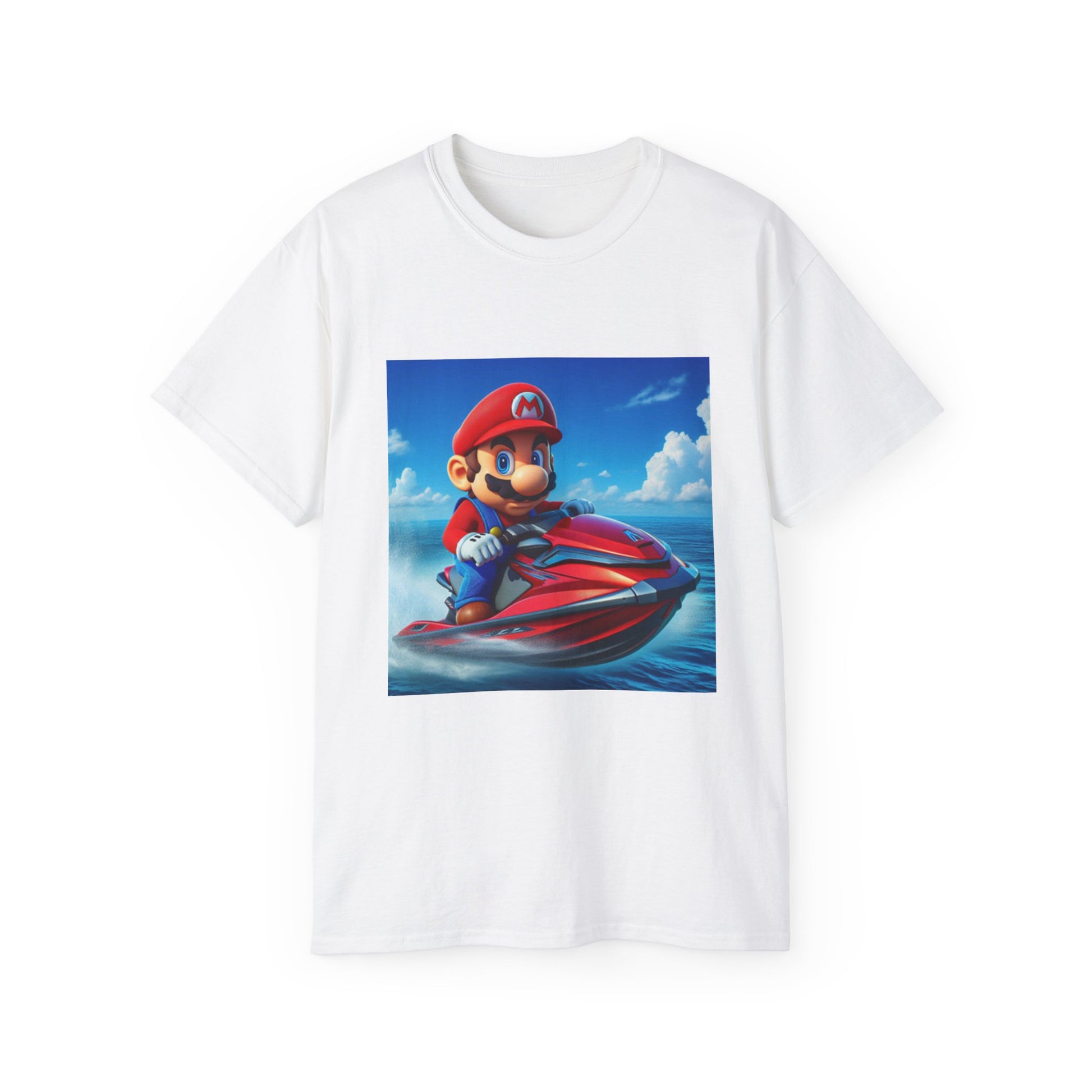 Jet Ski Adventure Unisex Tee, Funny Gift for Gamers, Retro Video Game Shirt, Cool Graphic Tee, Summer Style