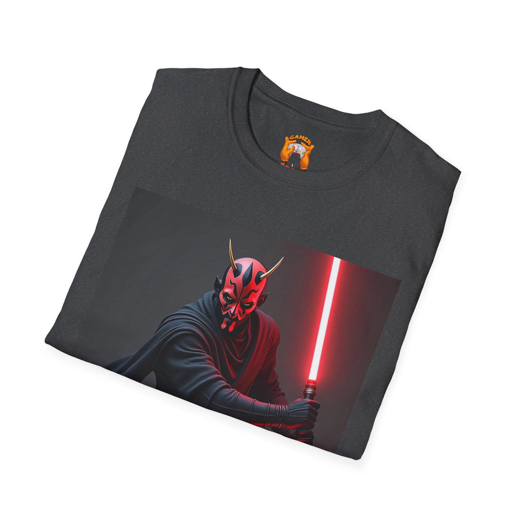 Darth Maul Graphic T-Shirt, Unisex Star Wars Tee, Sci-Fi Fan Apparel, Gift for Geeks, Cool Casual Shirt