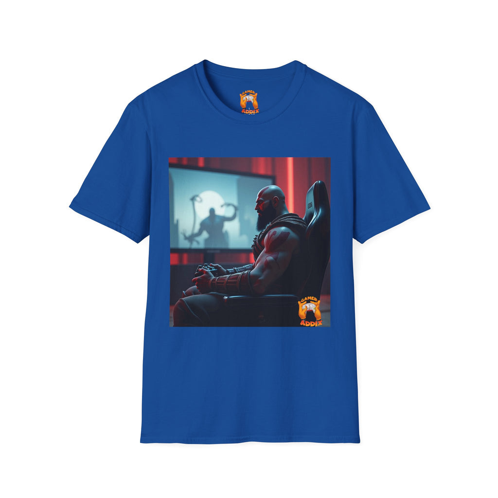 Copy of Gaming T-Shirt - Kratos Playing GOD OF WAR