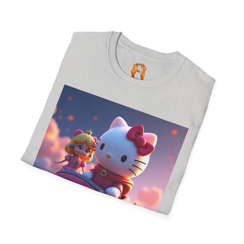 Cute Hello Kitty Graphic Tee,  T-Shirt, Kawaii Fashion, Anime Gift, Casual Wear, Comfortable Everyday Shirt