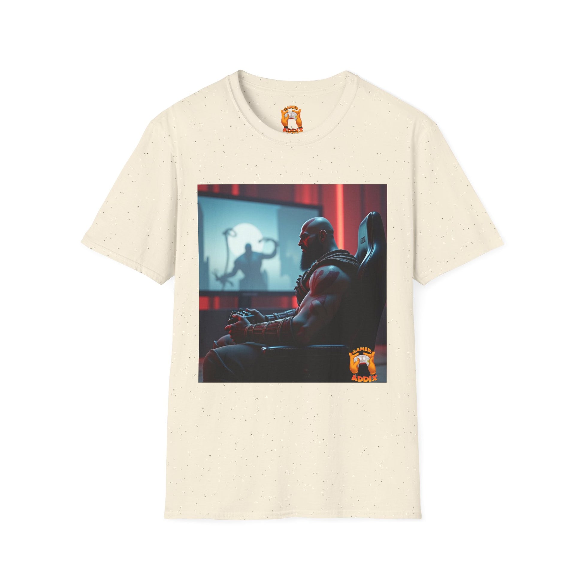 Copy of Gaming T-Shirt - Kratos Playing GOD OF WAR