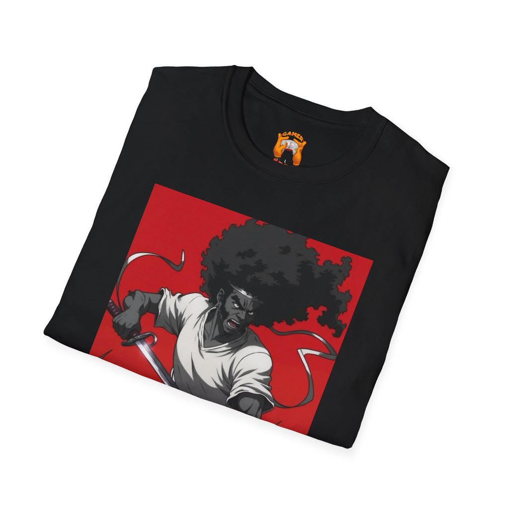 Street Samurai Graphic Tee, Unisex T-Shirt for Comic Fans, Unique Gift, Casual Wear, Street Style, Art-Inspired Apparel