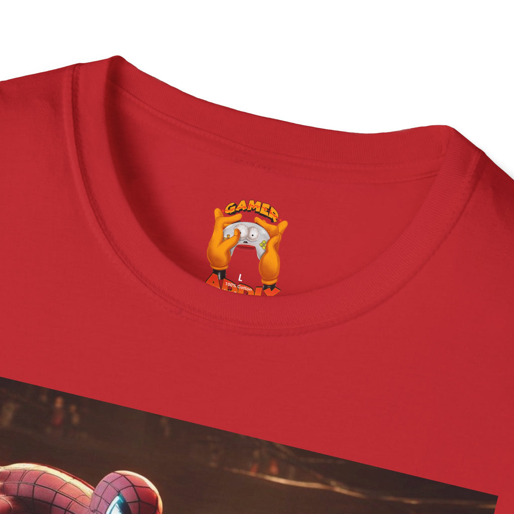 Marvel-Inspired Unisex Softstyle T-Shirt for Superhero Fans, Graphic Tee for Comic Lovers, Gift for Birthdays or Holidays, Fun Casual Wear