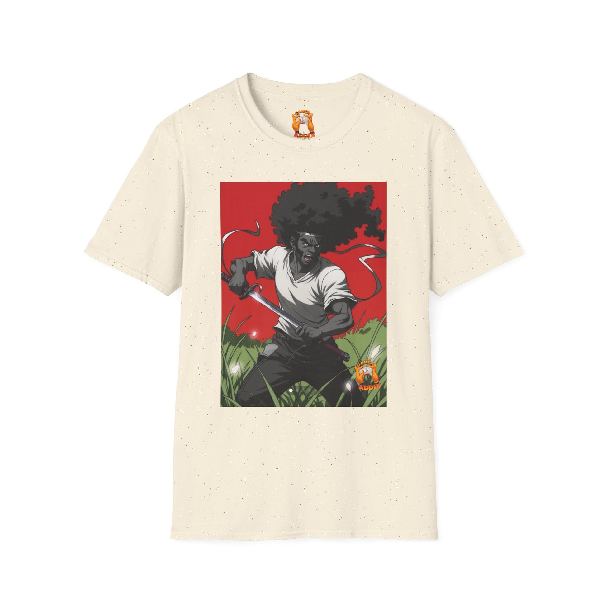 Street Samurai Graphic Tee, Unisex T-Shirt for Comic Fans, Unique Gift, Casual Wear, Street Style, Art-Inspired Apparel