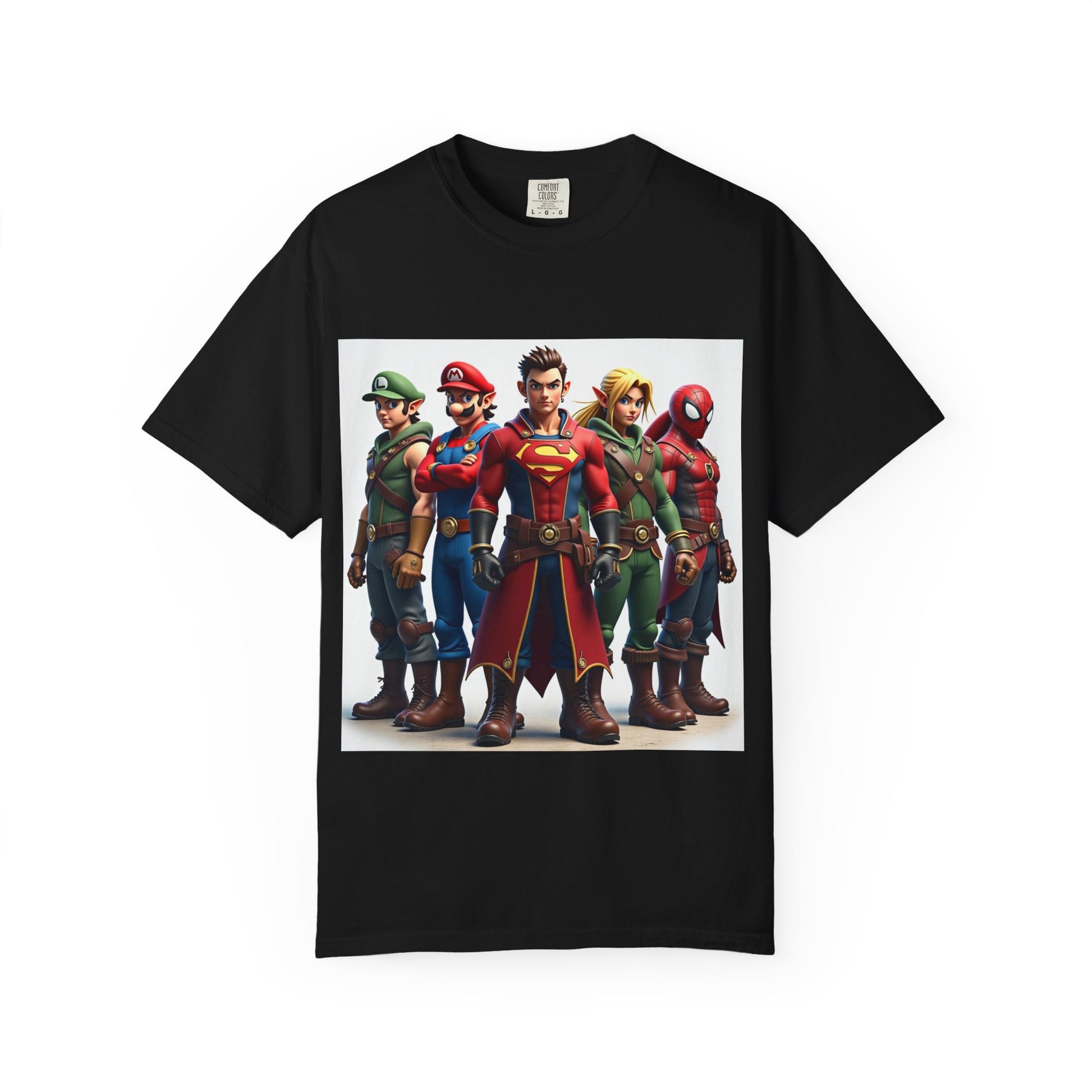 Super Hero squad gaming Tee
