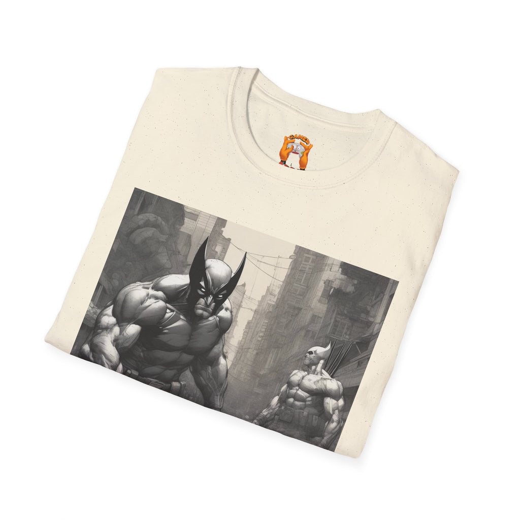 Wolverine T-Shirt with Bold Artistic Design, Graphic Tee, Casual Wear, Gift for Fans, Streetwear