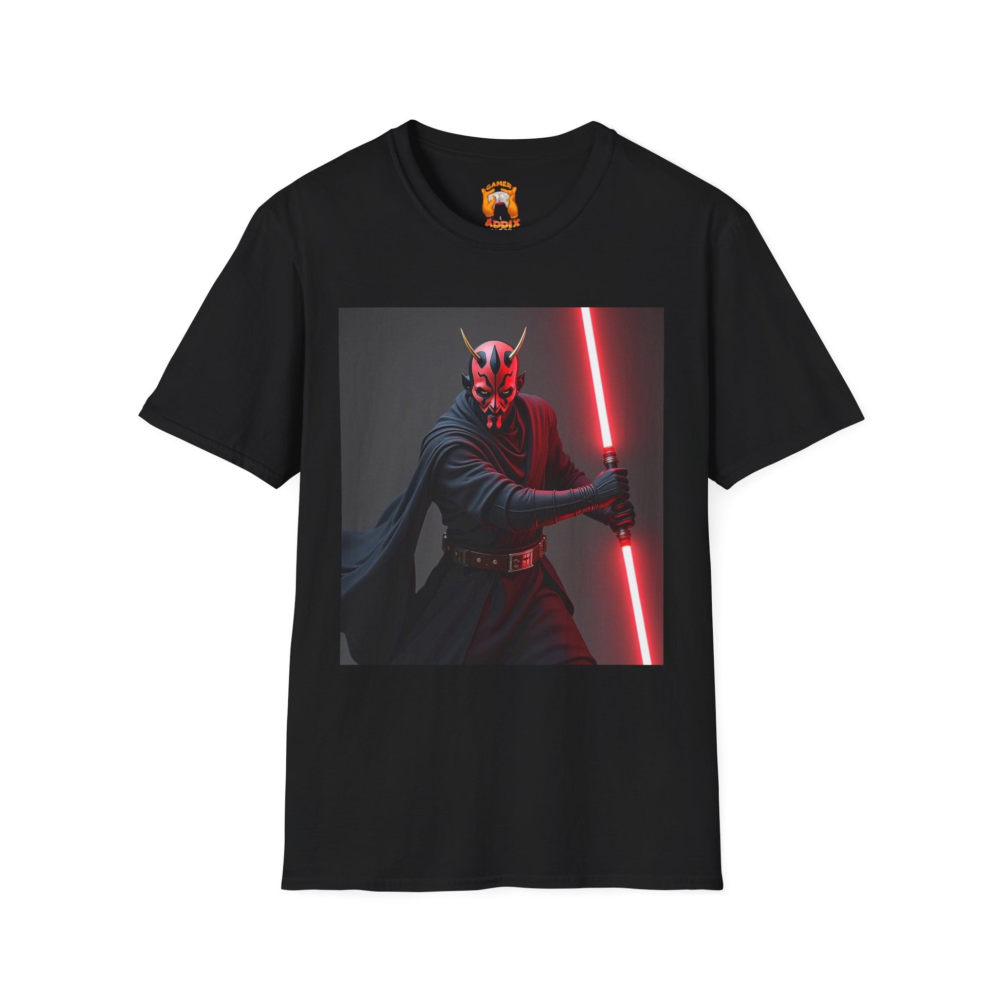 Darth Maul Graphic T-Shirt, Unisex Star Wars Tee, Sci-Fi Fan Apparel, Gift for Geeks, Cool Casual Shirt