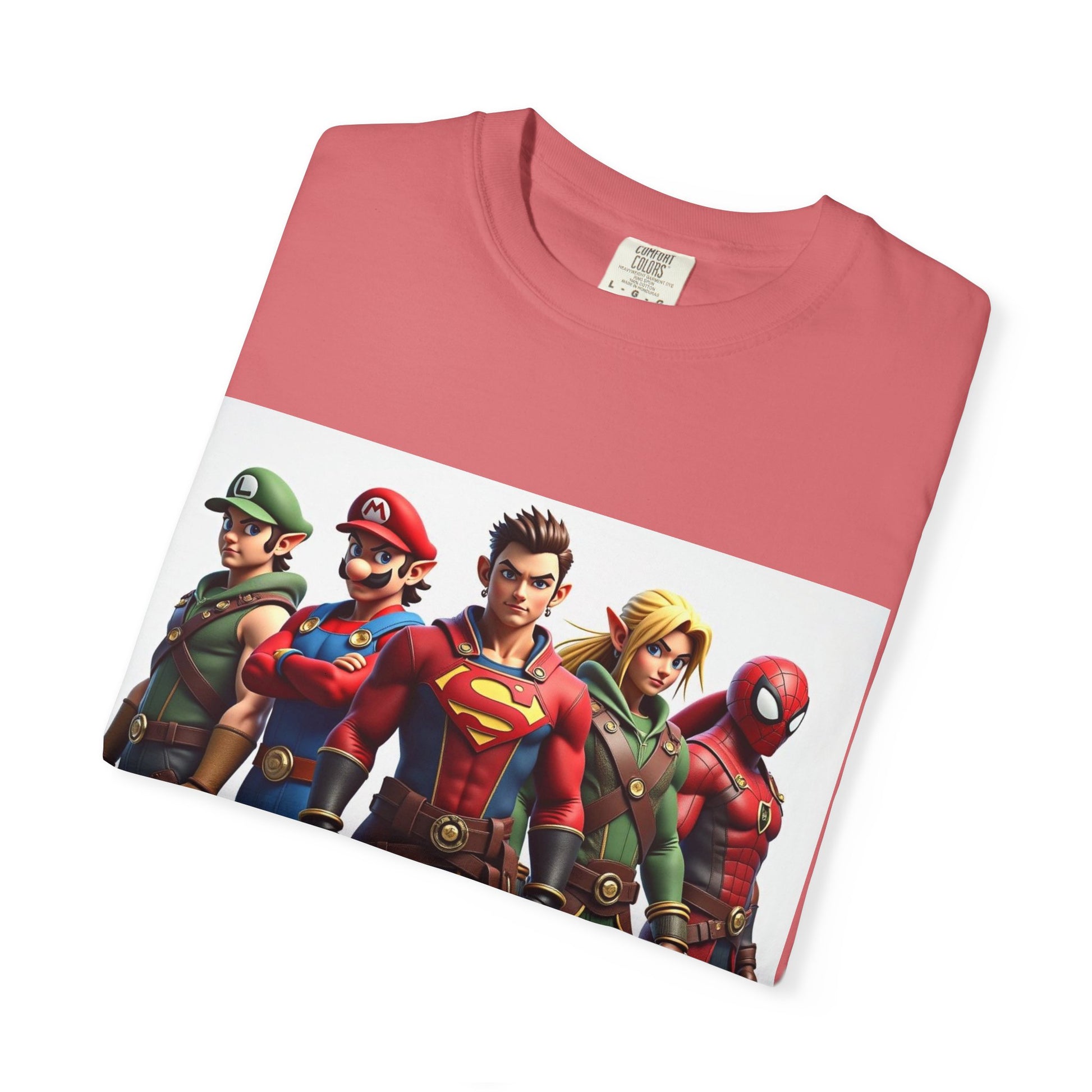 Super Hero squad gaming Tee