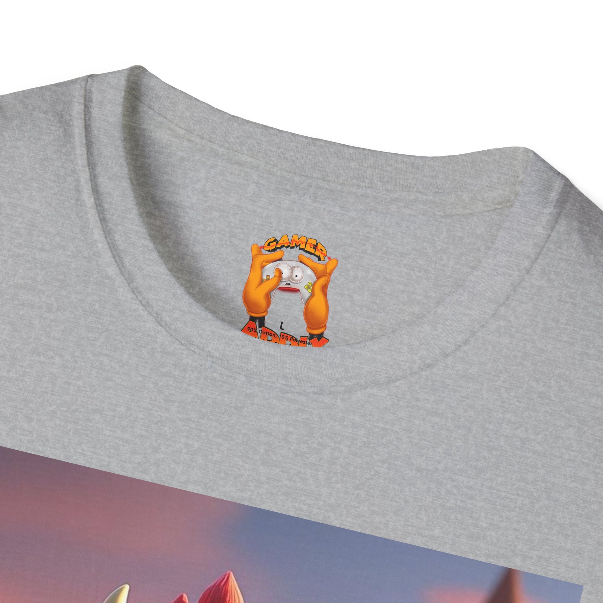 B villain T-Shirt, Unisex Graphic Tee, Gamer Gift, Cartoon Tee, Fun Casual Wear