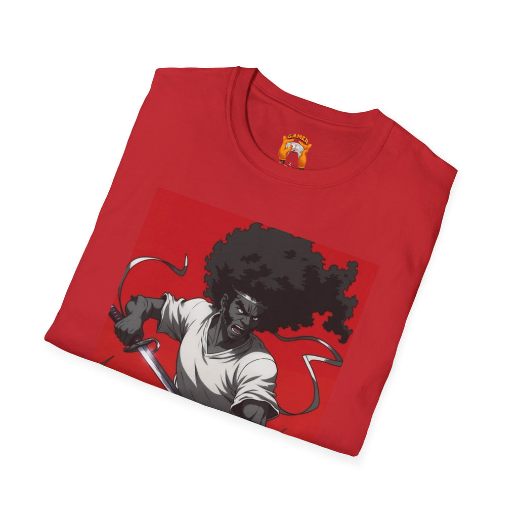 Street Samurai Graphic Tee, Unisex T-Shirt for Comic Fans, Unique Gift, Casual Wear, Street Style, Art-Inspired Apparel