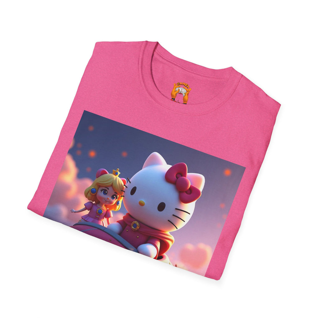 Cute Hello Kitty Graphic Tee,  T-Shirt, Kawaii Fashion, Anime Gift, Casual Wear, Comfortable Everyday Shirt