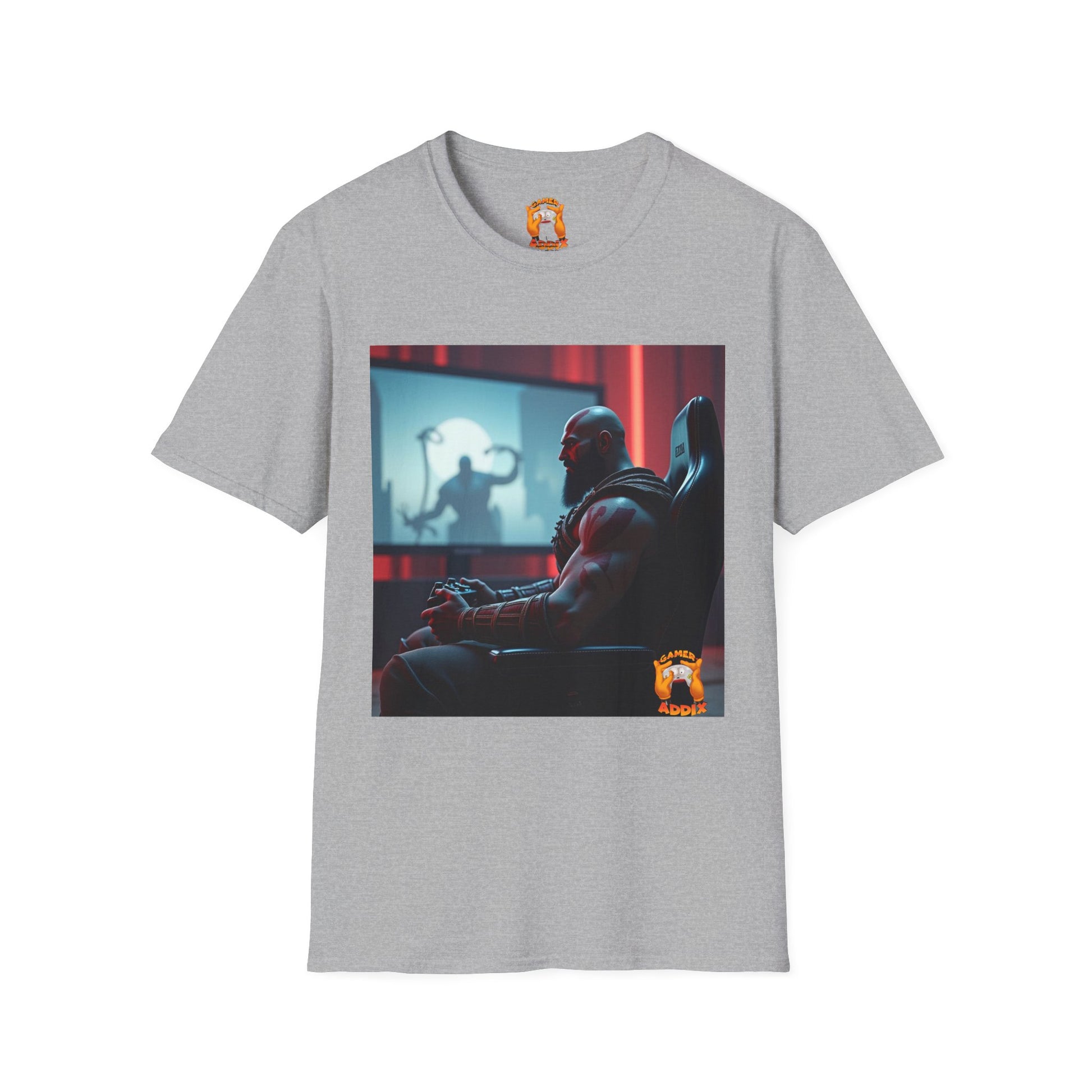 Copy of Gaming T-Shirt - Kratos Playing GOD OF WAR