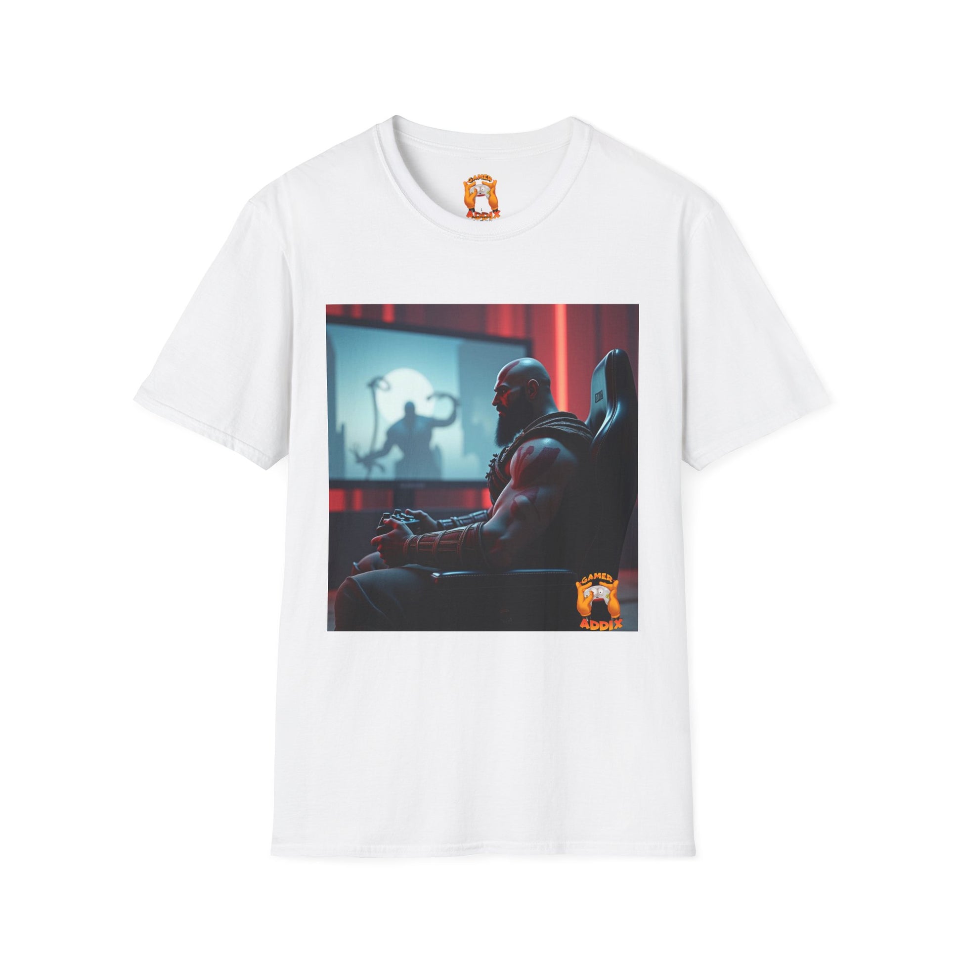 Copy of Gaming T-Shirt - Kratos Playing GOD OF WAR
