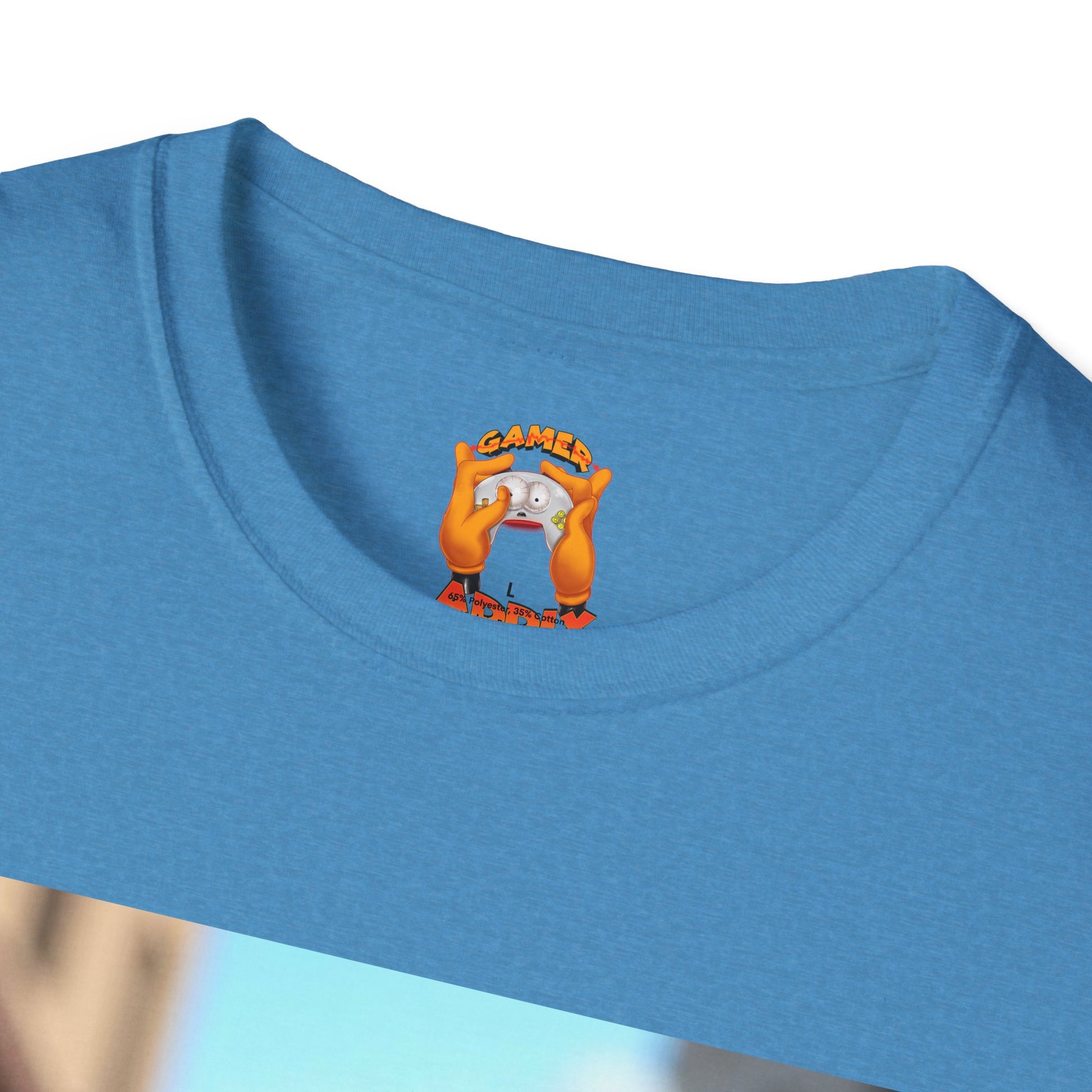 Mz. P MAN Cute Cartoon Character  Softstyle T-Shirt, Fun Graphic Tee for Kids and Adults, Gift for Birthdays, Holidays, or Just Because!