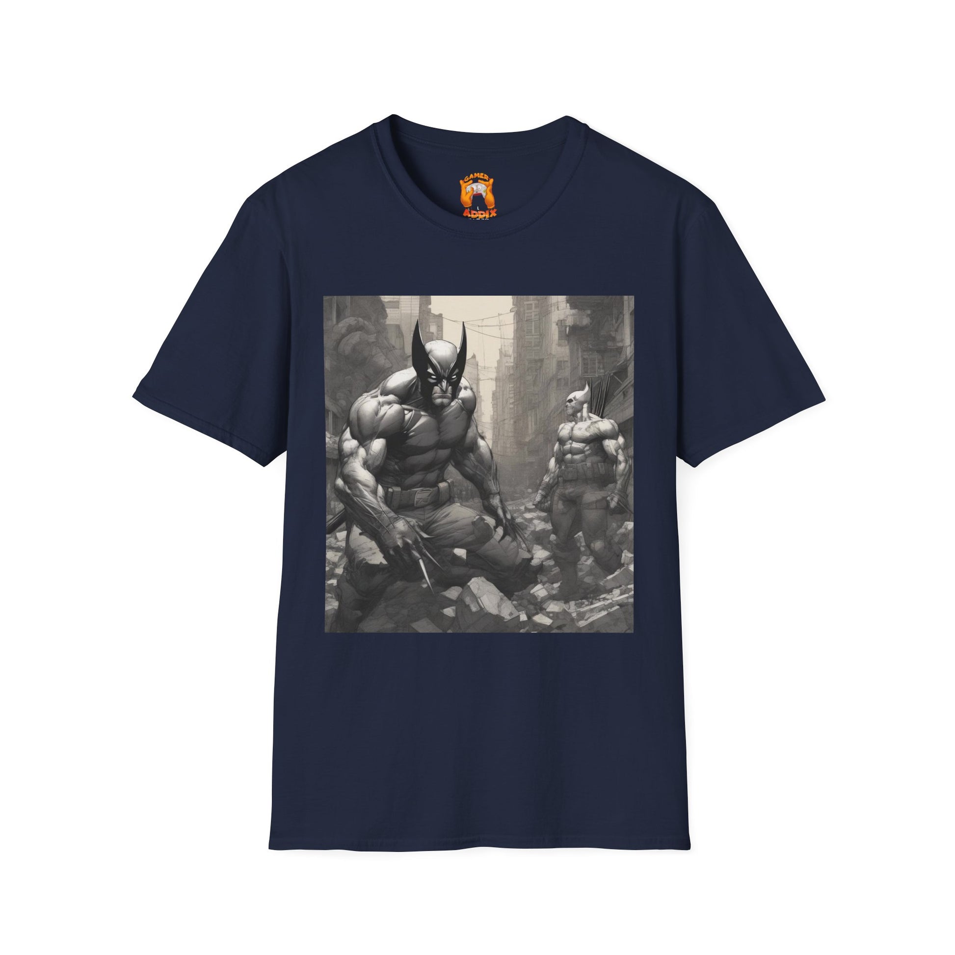 Wolverine T-Shirt with Bold Artistic Design, Graphic Tee, Casual Wear, Gift for Fans, Streetwear