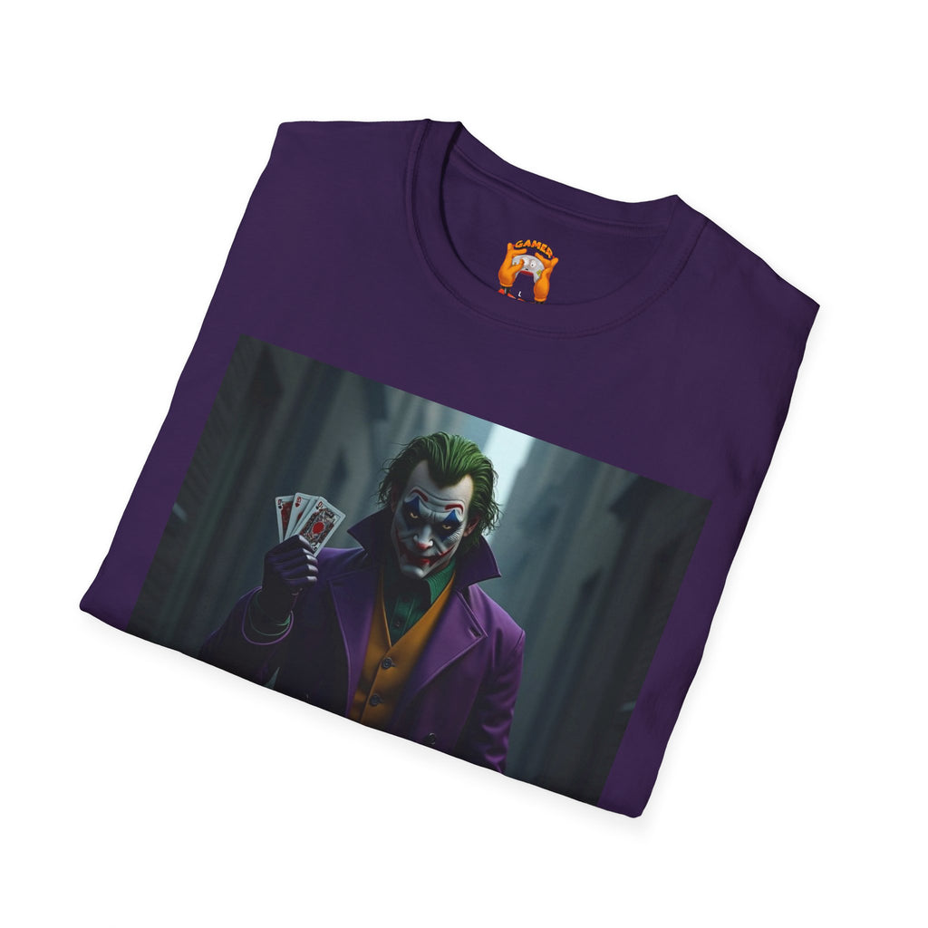 Joker Graphic T-Shirt, Unisex Tee, Geek Style Top, Comic Fan Apparel, Unique Gift for Him/Her, Halloween Costume Shirt