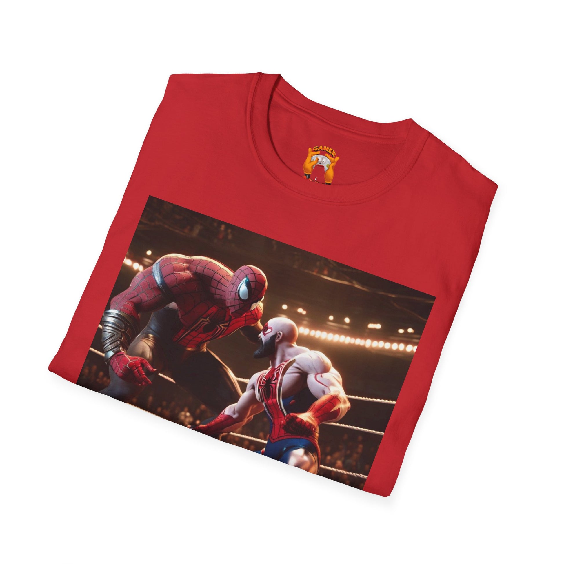 Marvel-Inspired Unisex Softstyle T-Shirt for Superhero Fans, Graphic Tee for Comic Lovers, Gift for Birthdays or Holidays, Fun Casual Wear
