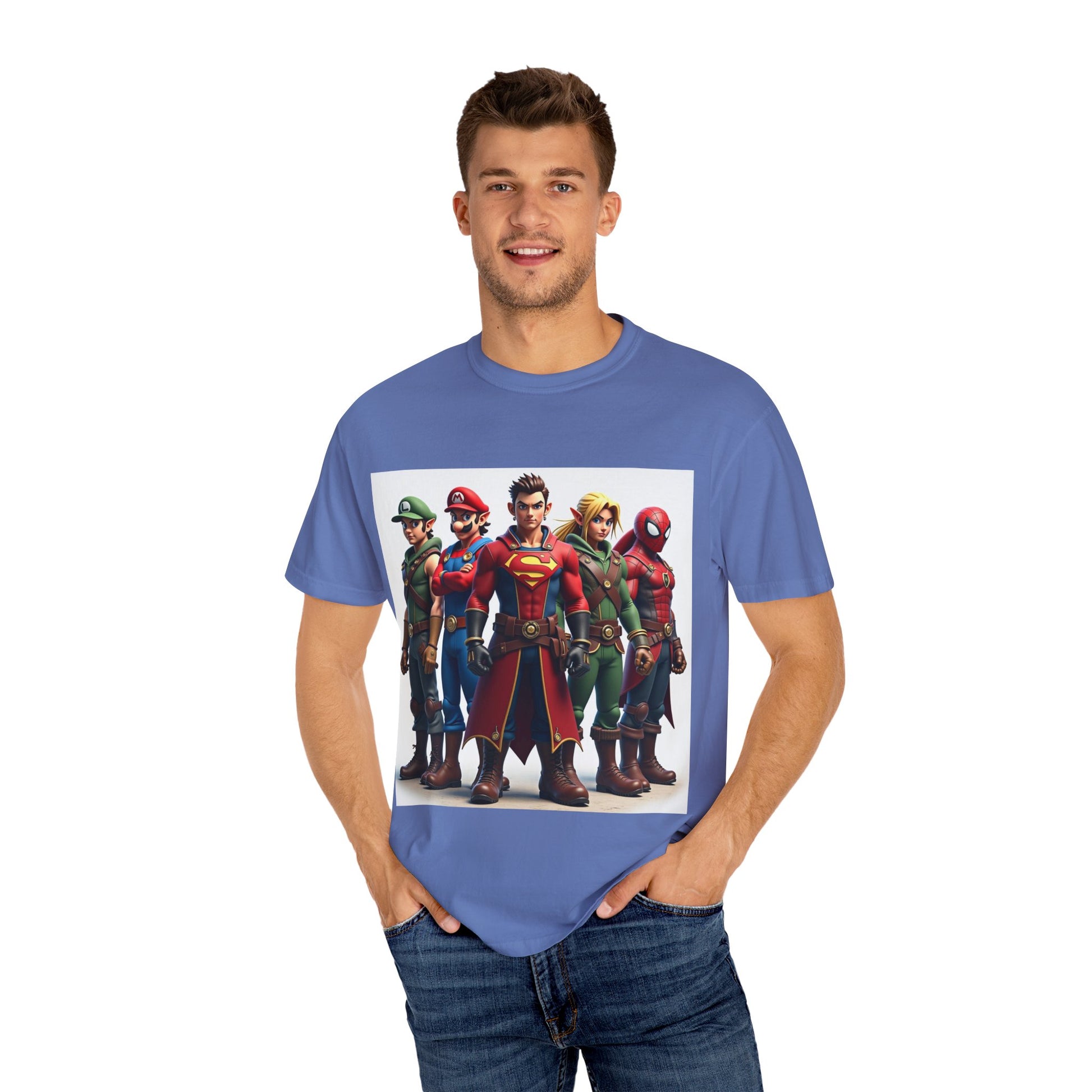 Super Hero squad gaming Tee