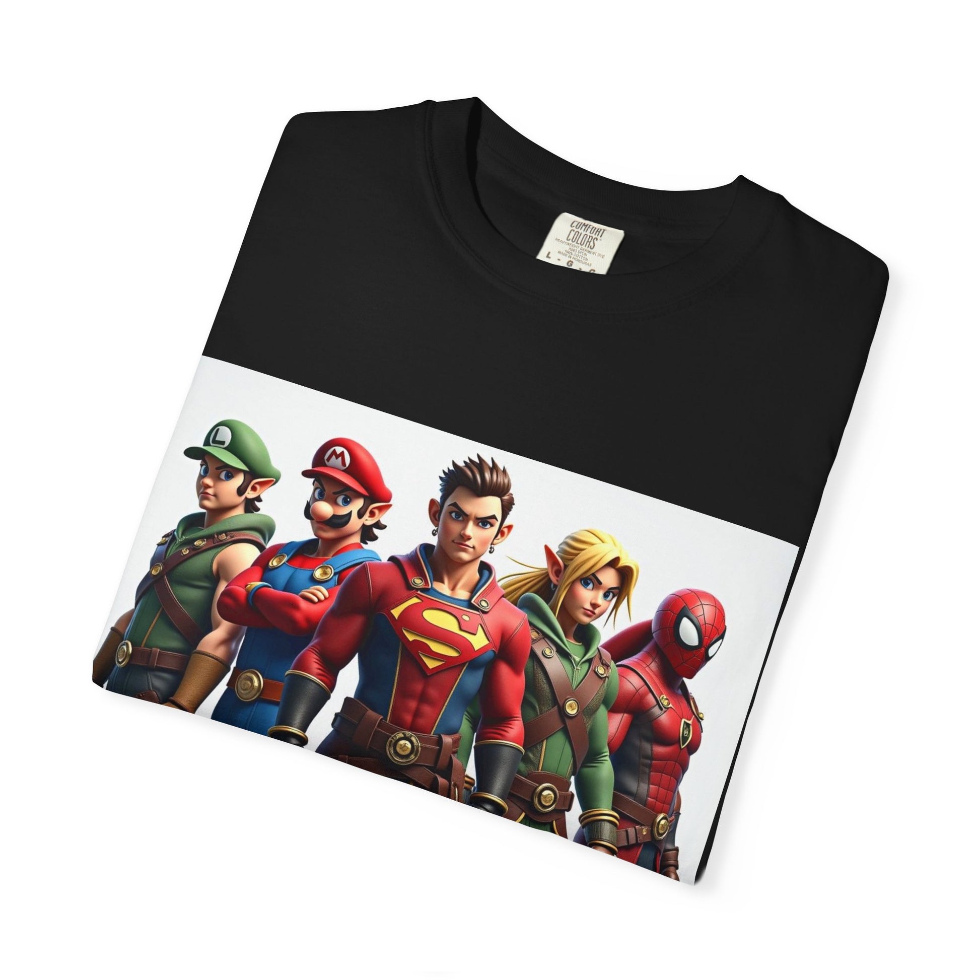 Super Hero squad gaming Tee