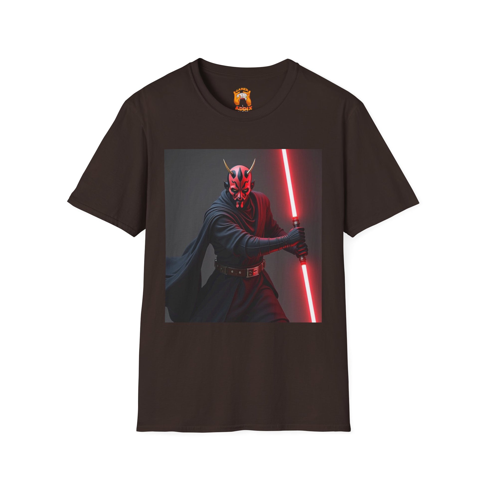 Darth Maul Graphic T-Shirt, Unisex Star Wars Tee, Sci-Fi Fan Apparel, Gift for Geeks, Cool Casual Shirt