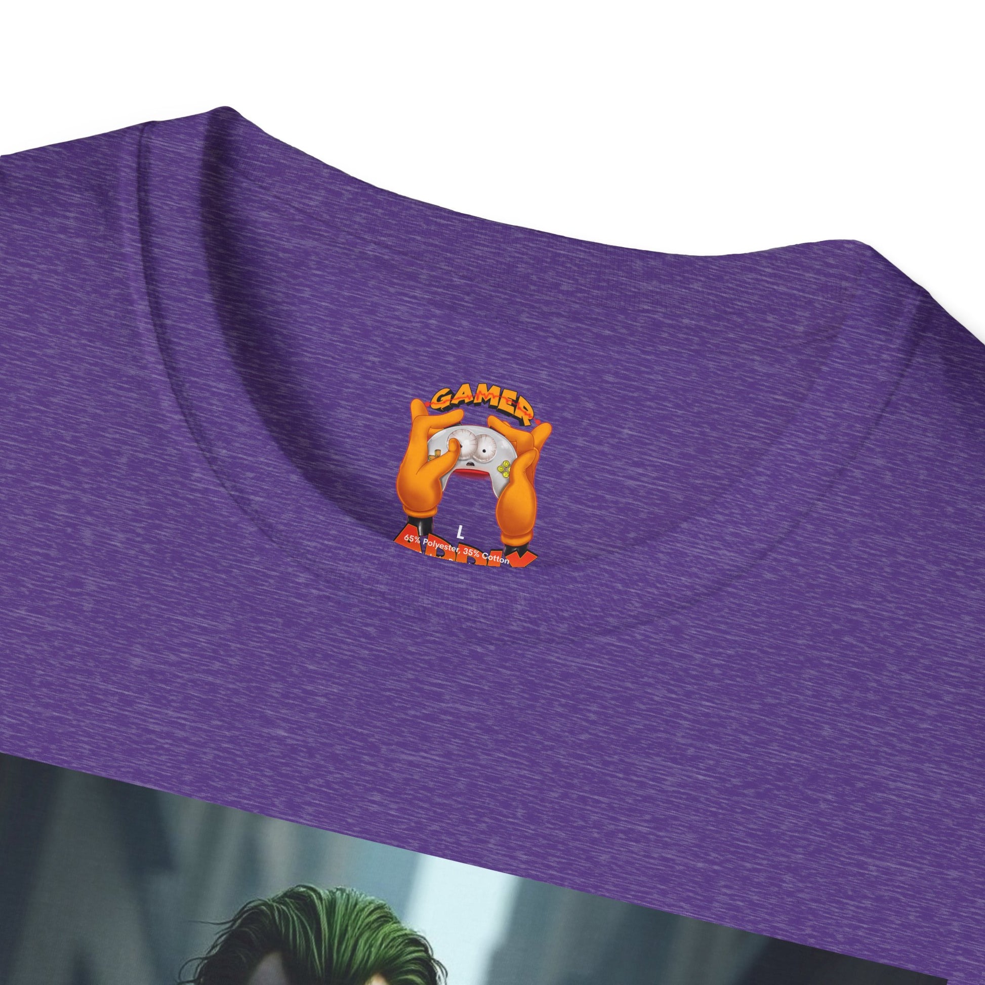 Joker Graphic T-Shirt, Unisex Tee, Geek Style Top, Comic Fan Apparel, Unique Gift for Him/Her, Halloween Costume Shirt