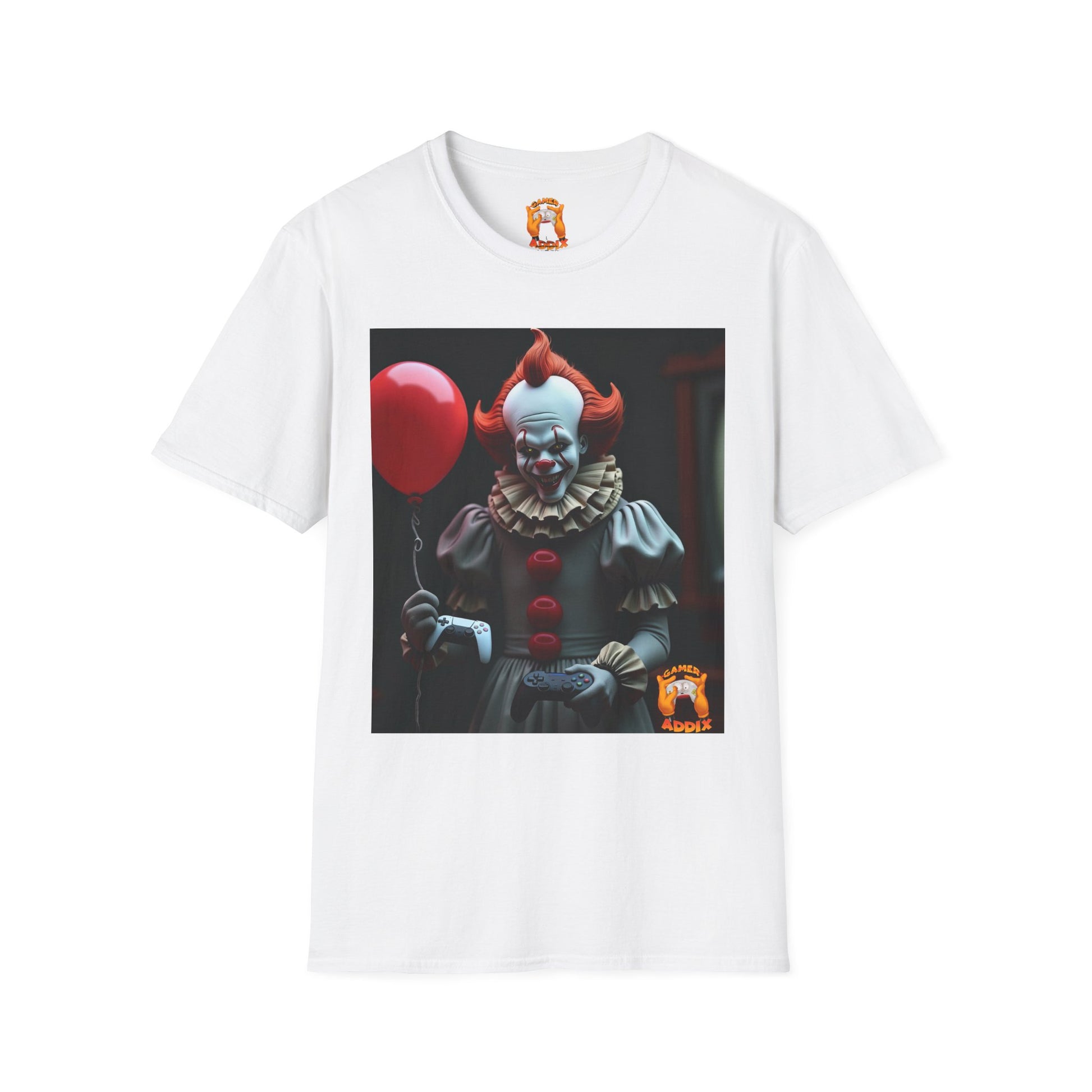 Horror Clown T-Shirt — Pennywise Gaming Clown Graphic Tee
