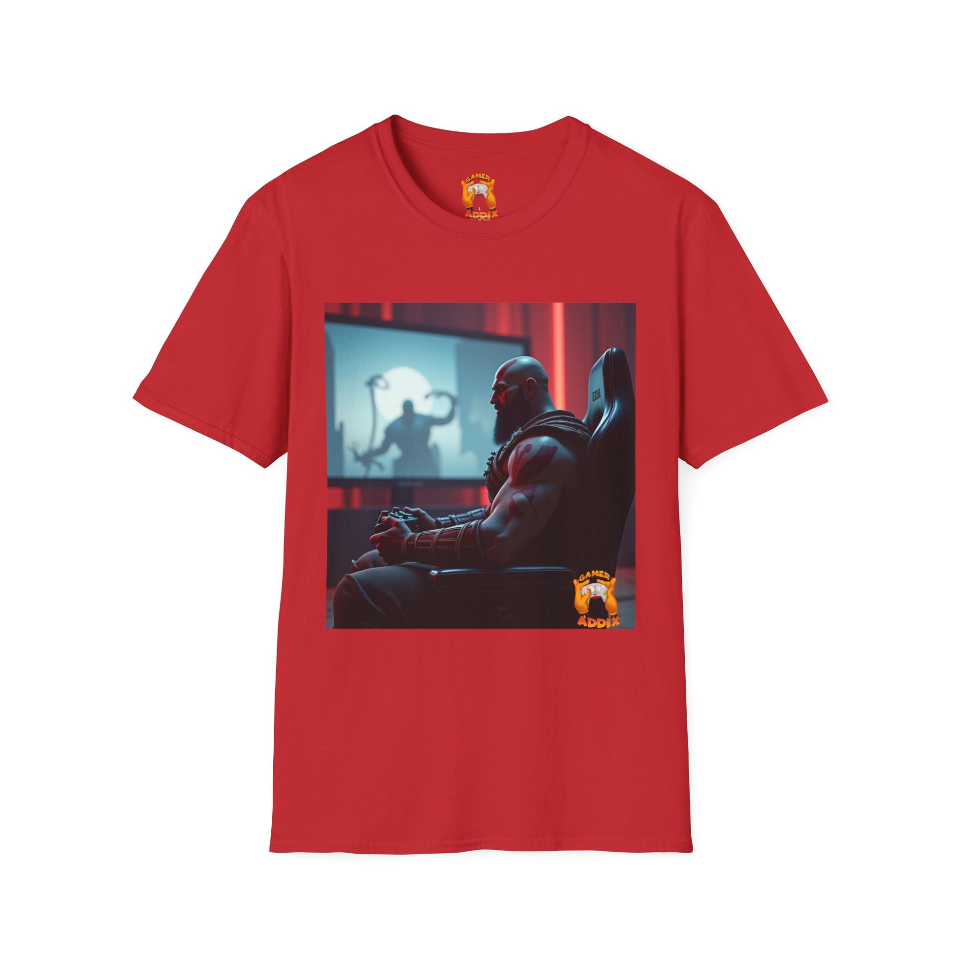 Copy of Gaming T-Shirt - Kratos Playing GOD OF WAR
