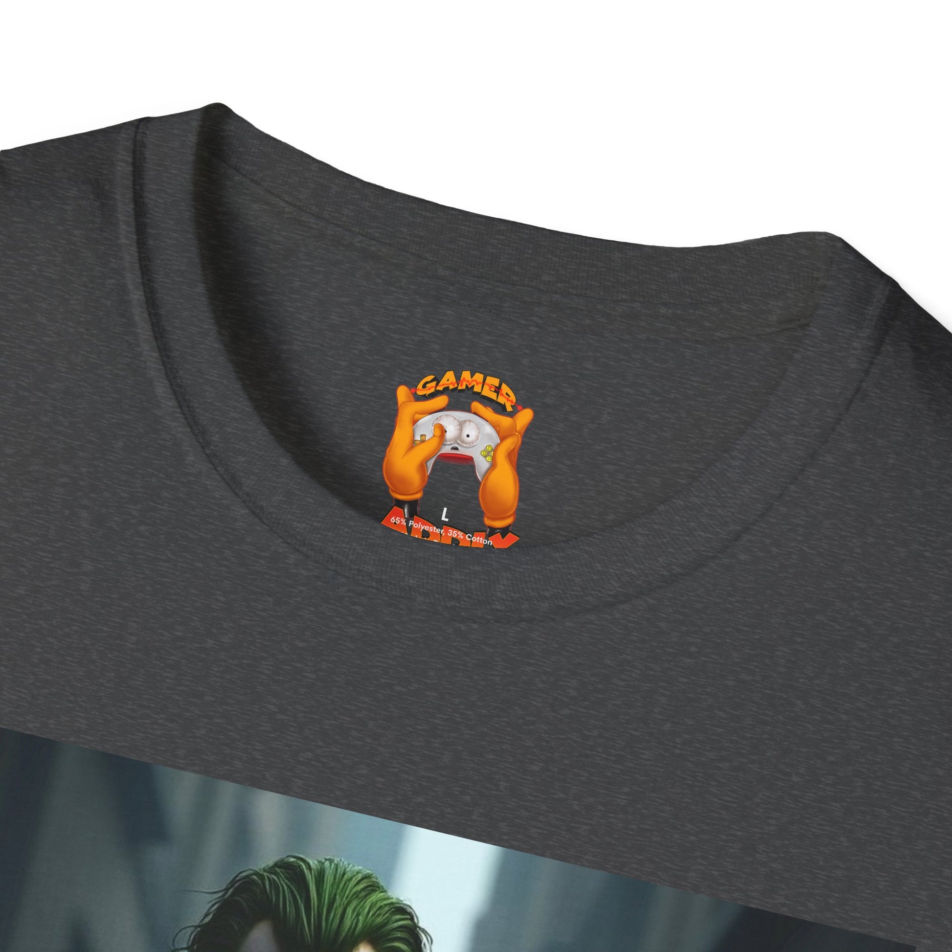 Joker Graphic T-Shirt, Unisex Tee, Geek Style Top, Comic Fan Apparel, Unique Gift for Him/Her, Halloween Costume Shirt