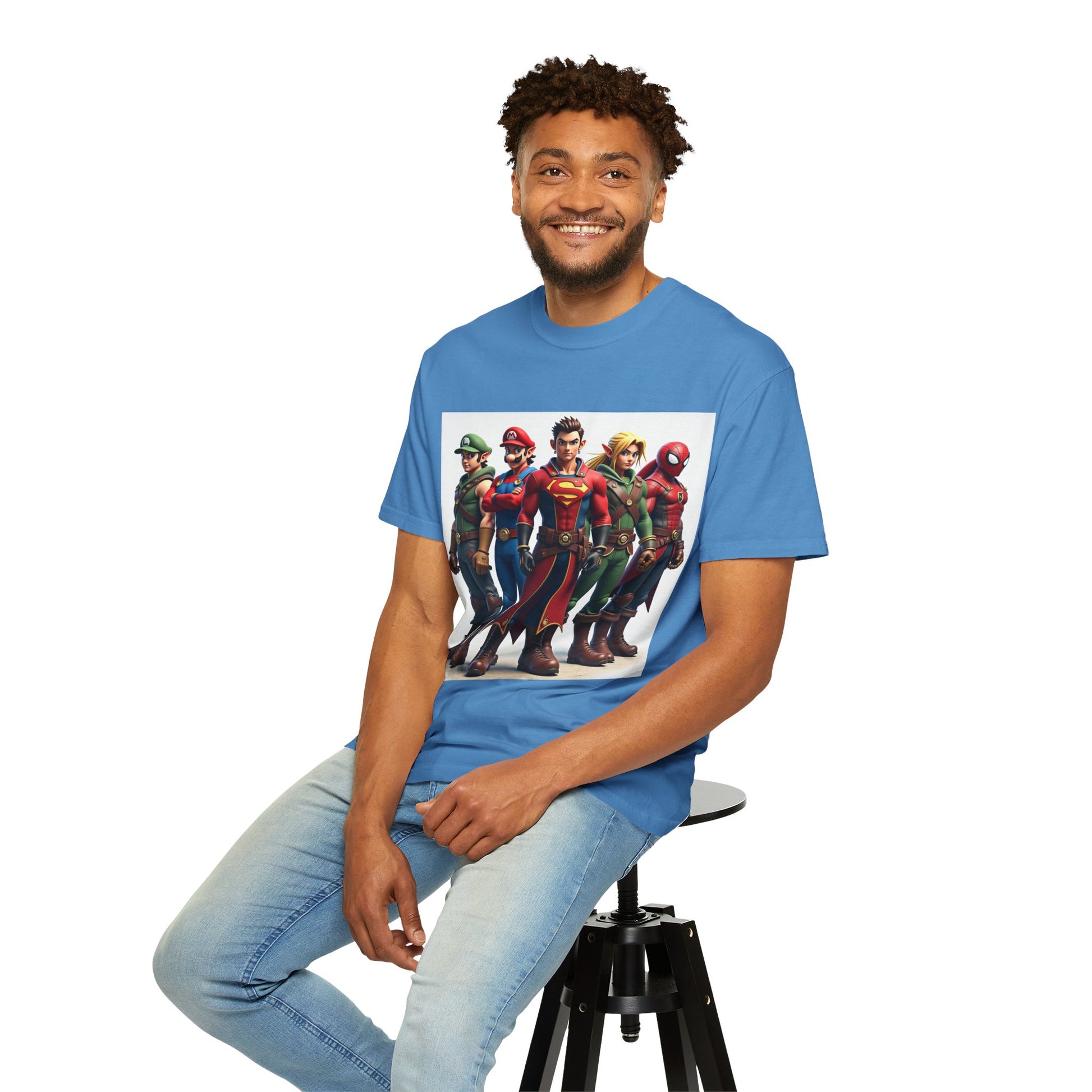 Super Hero squad gaming Tee