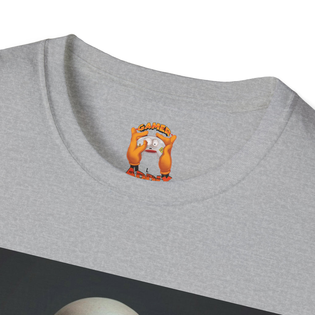 Creepy Smile Unisex Softstyle T-Shirt - Edgy Graphic Tee, Alternative Fashion, Casual Wear, Horror Fan Gift, Unique Graphic Top