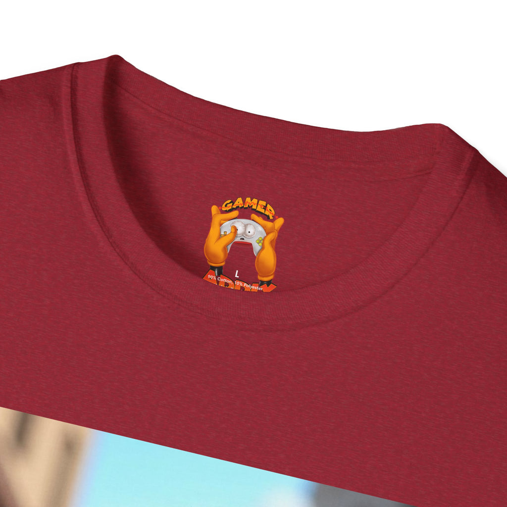 Mz. P MAN Cute Cartoon Character  Softstyle T-Shirt, Fun Graphic Tee for Kids and Adults, Gift for Birthdays, Holidays, or Just Because!