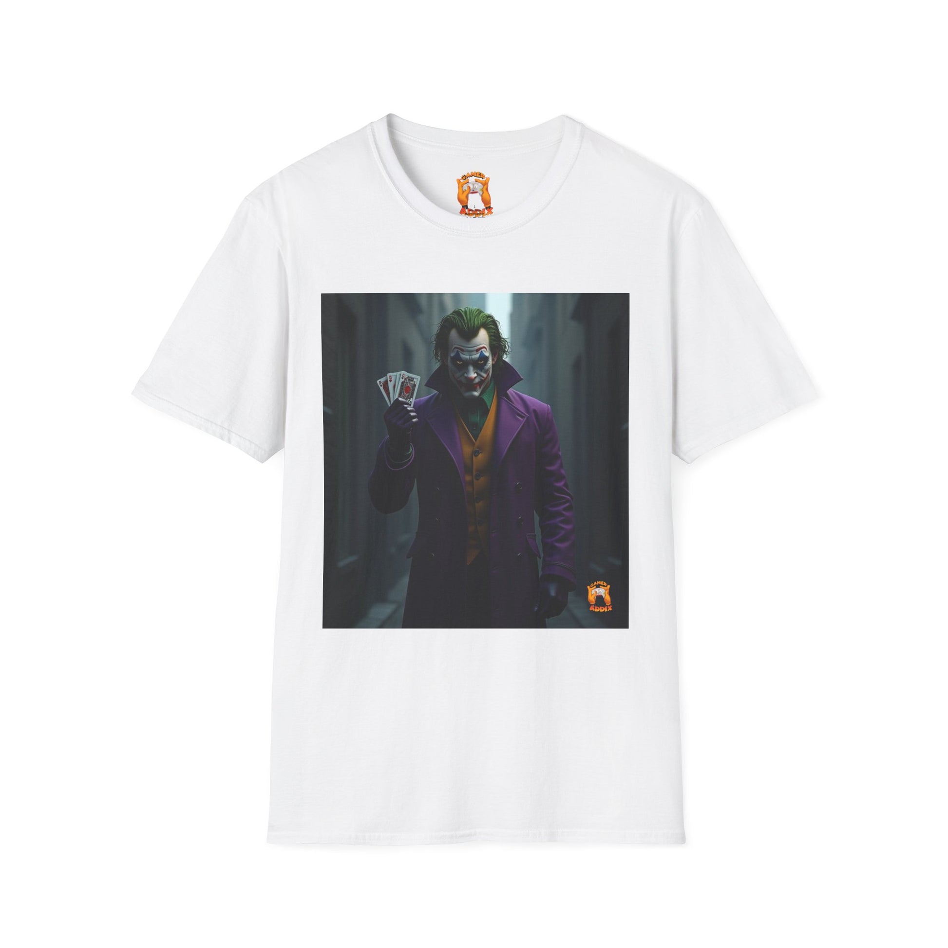 Joker Graphic T-Shirt, Unisex Tee, Geek Style Top, Comic Fan Apparel, Unique Gift for Him/Her, Halloween Costume Shirt