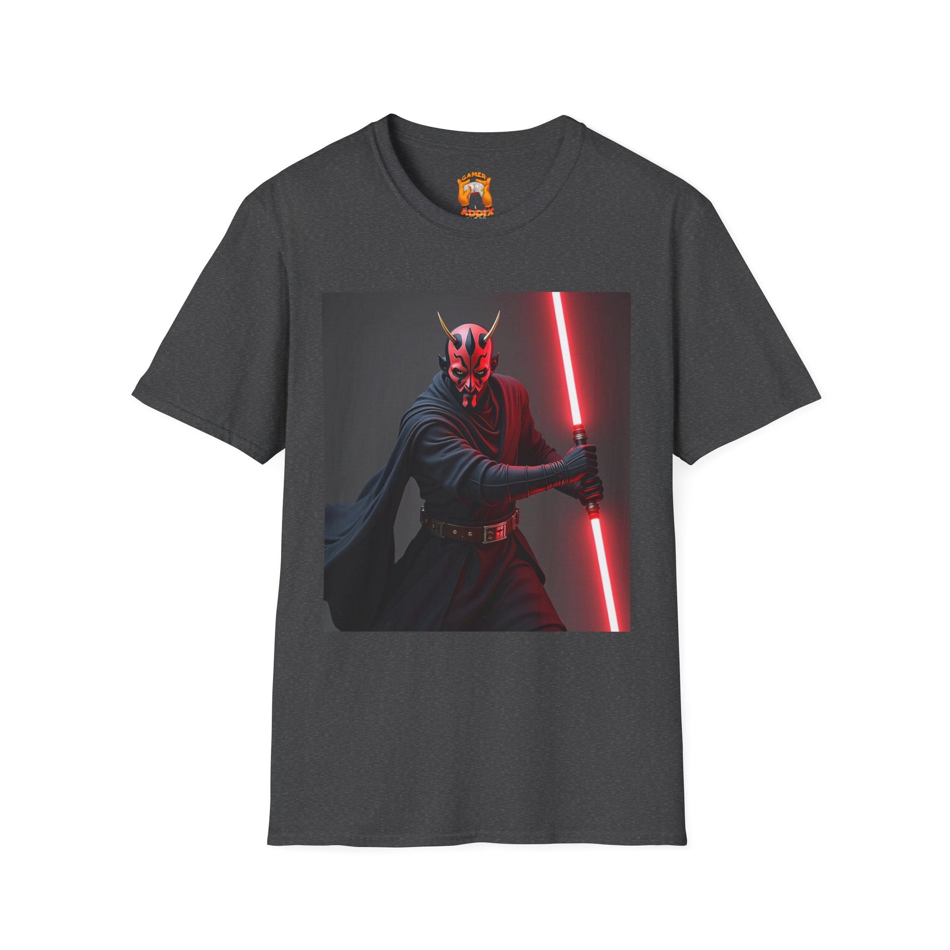 Darth Maul Graphic T-Shirt, Unisex Star Wars Tee, Sci-Fi Fan Apparel, Gift for Geeks, Cool Casual Shirt