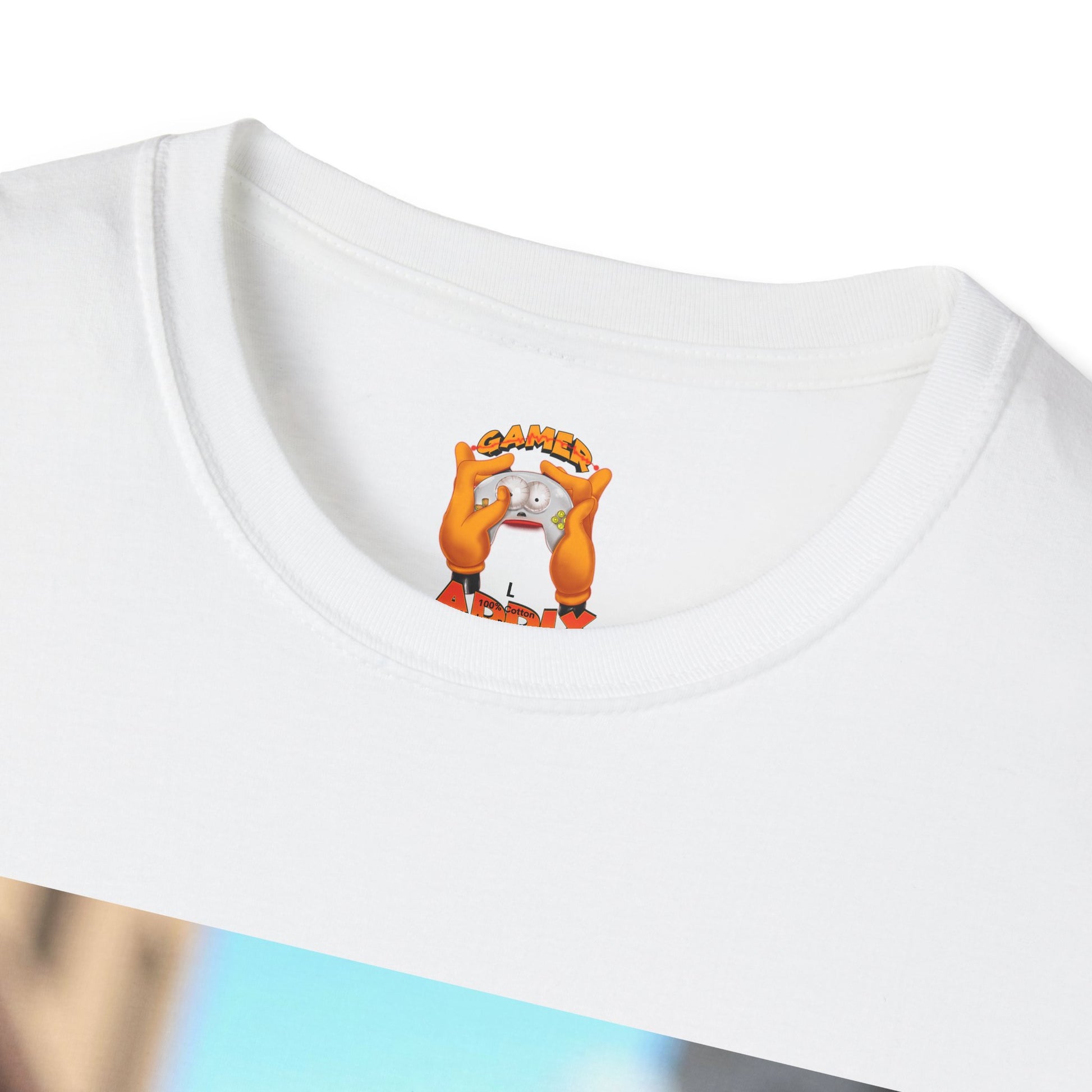 Mz. P MAN Cute Cartoon Character  Softstyle T-Shirt, Fun Graphic Tee for Kids and Adults, Gift for Birthdays, Holidays, or Just Because!