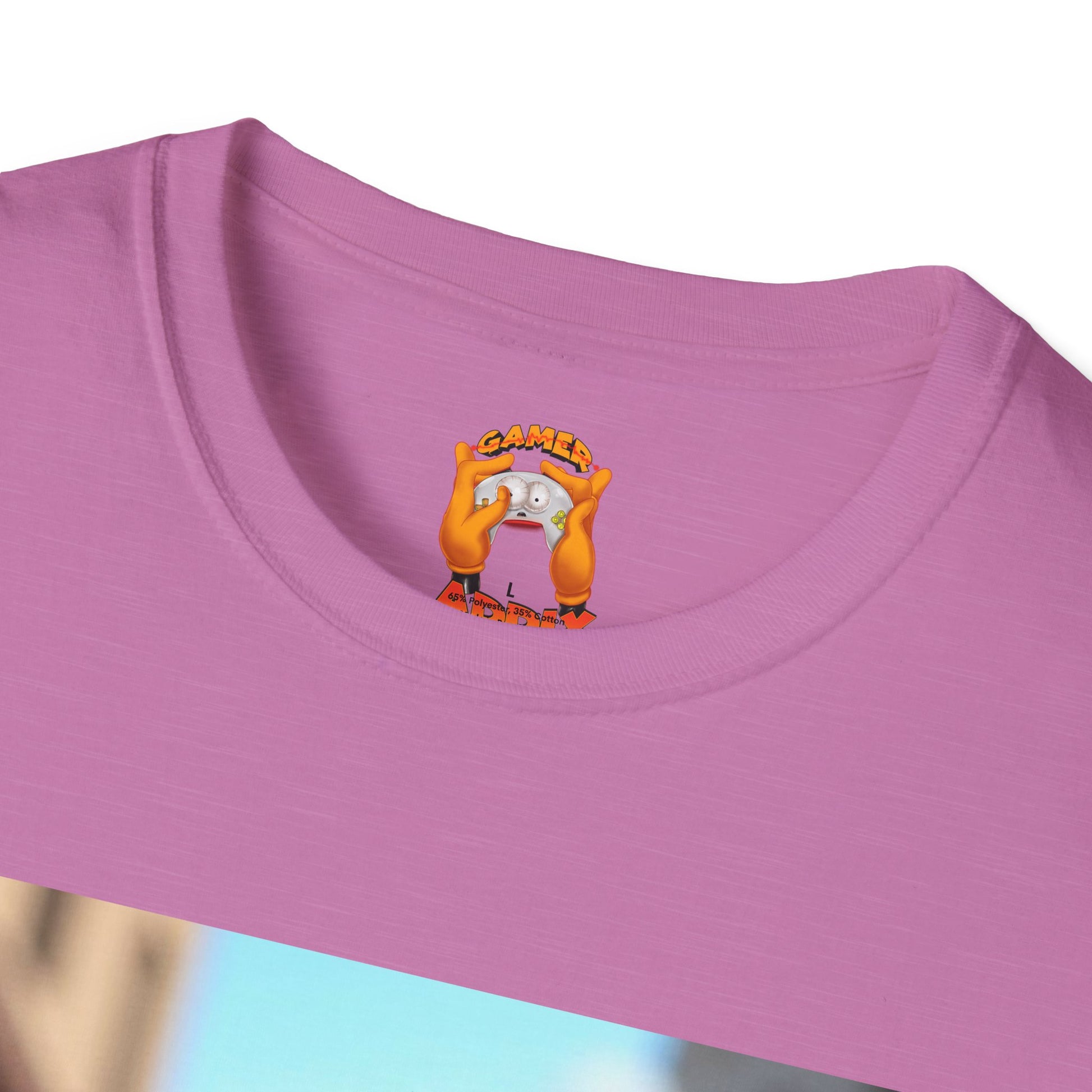 Mz. P MAN Cute Cartoon Character  Softstyle T-Shirt, Fun Graphic Tee for Kids and Adults, Gift for Birthdays, Holidays, or Just Because!