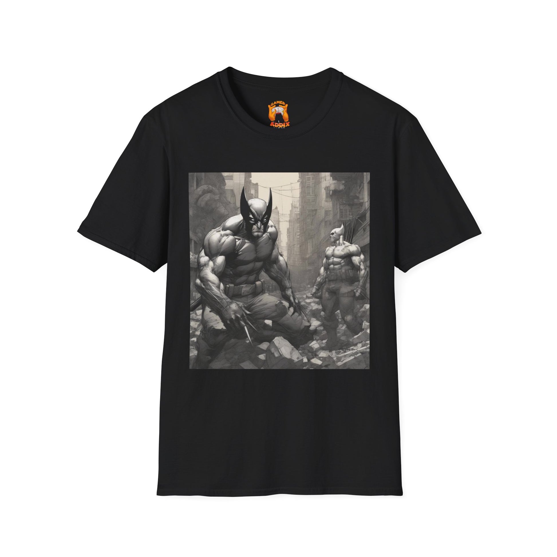 Wolverine T-Shirt with Bold Artistic Design, Graphic Tee, Casual Wear, Gift for Fans, Streetwear