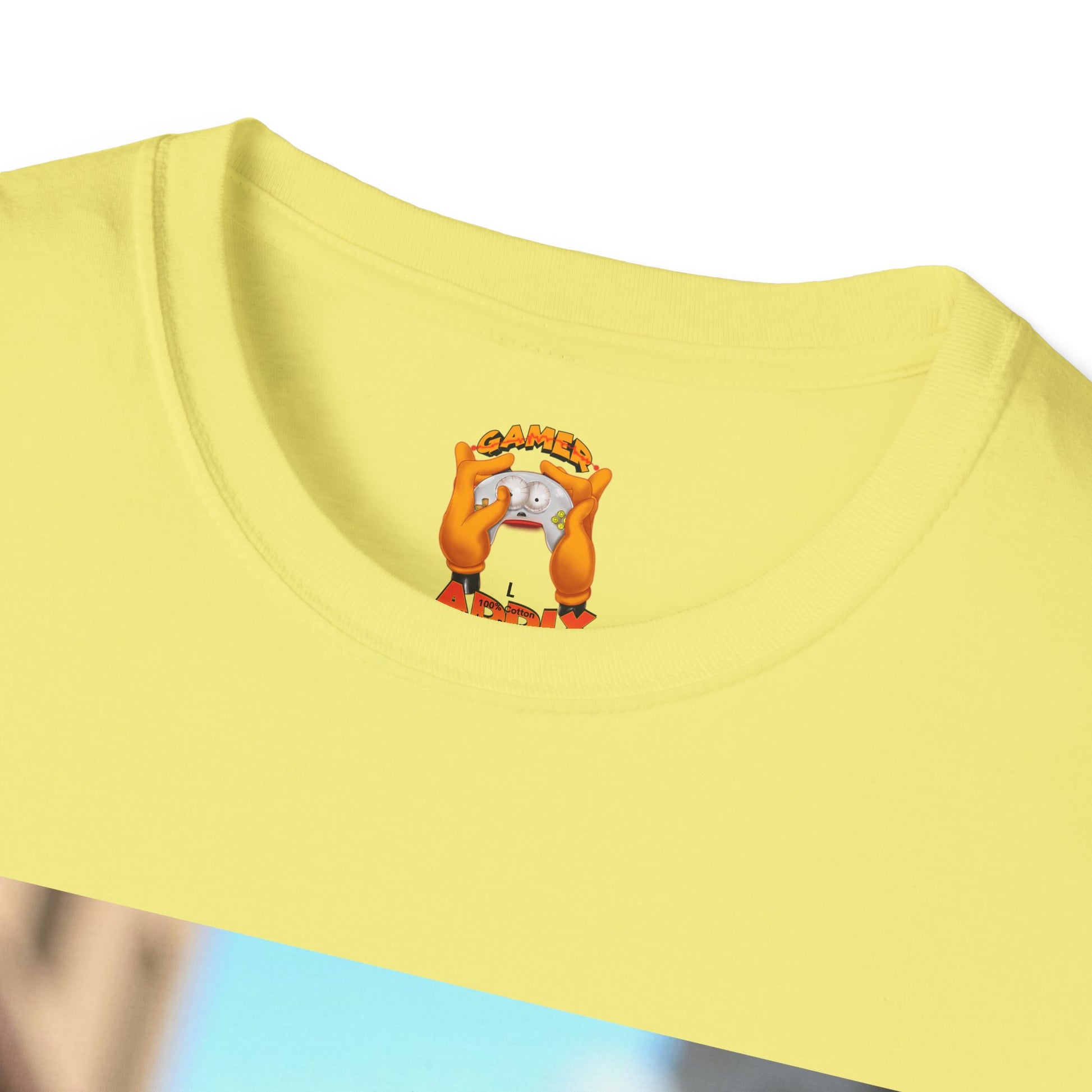 Mz. P MAN Cute Cartoon Character  Softstyle T-Shirt, Fun Graphic Tee for Kids and Adults, Gift for Birthdays, Holidays, or Just Because!