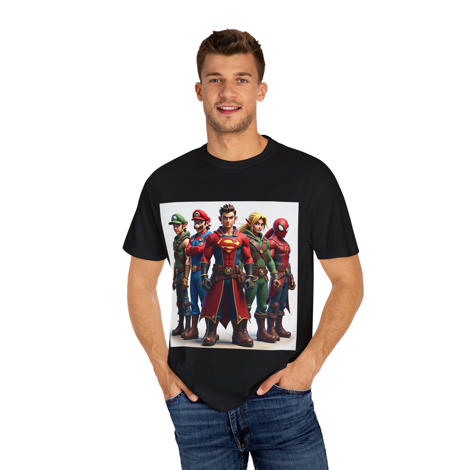 Super Hero squad gaming Tee